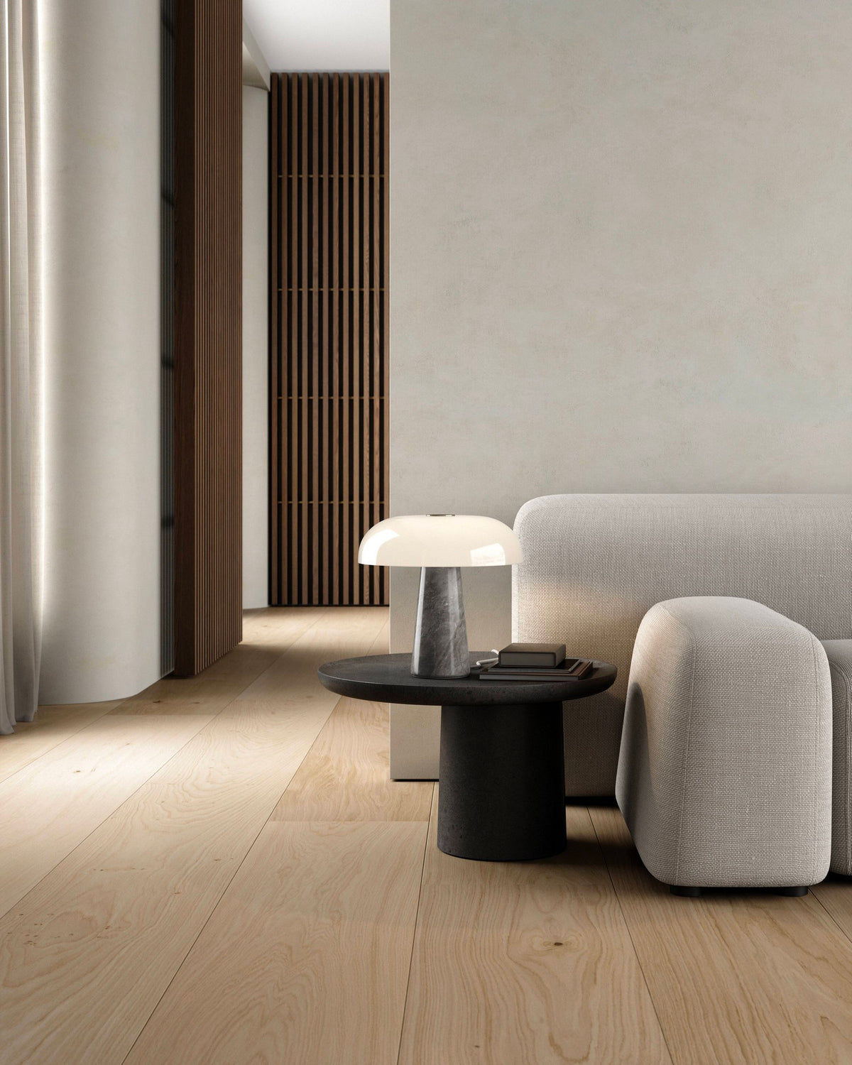 Lampada da tavolo in marmo e vetro Glossy