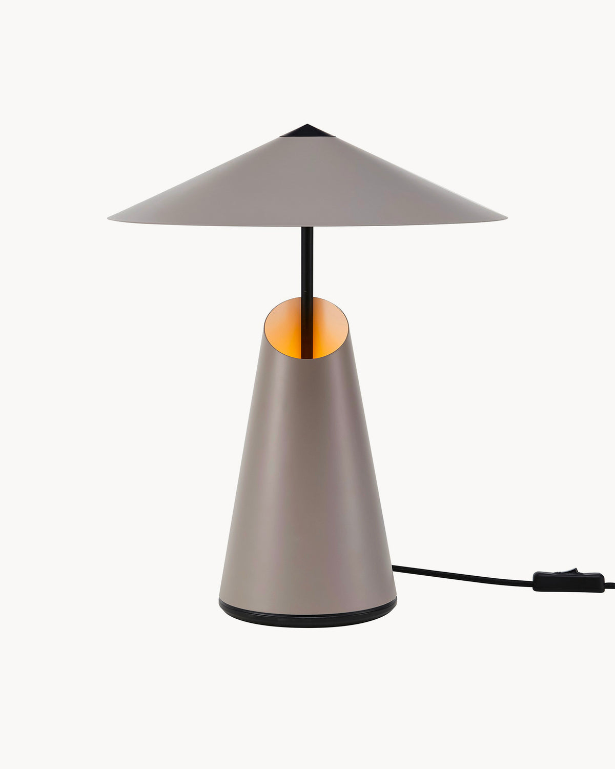 Lampada da tavolo in metallo Taido