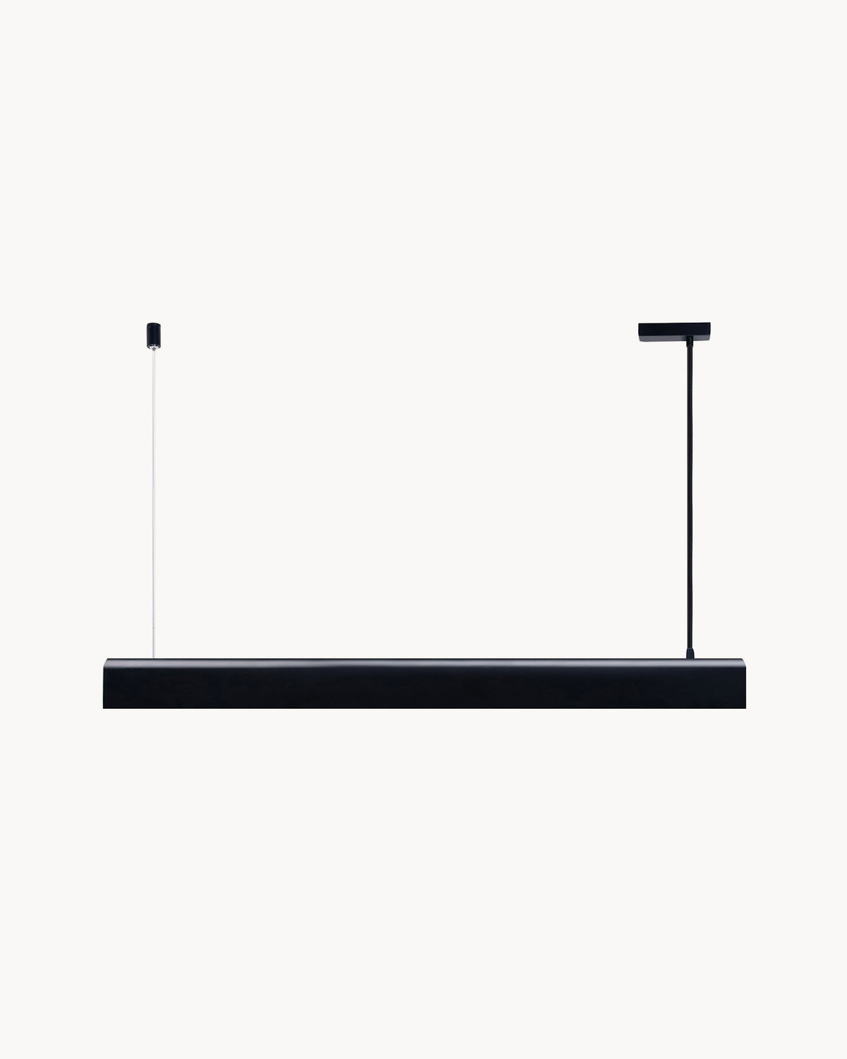 Lampada a sospensione lineare in metallo Beau 100