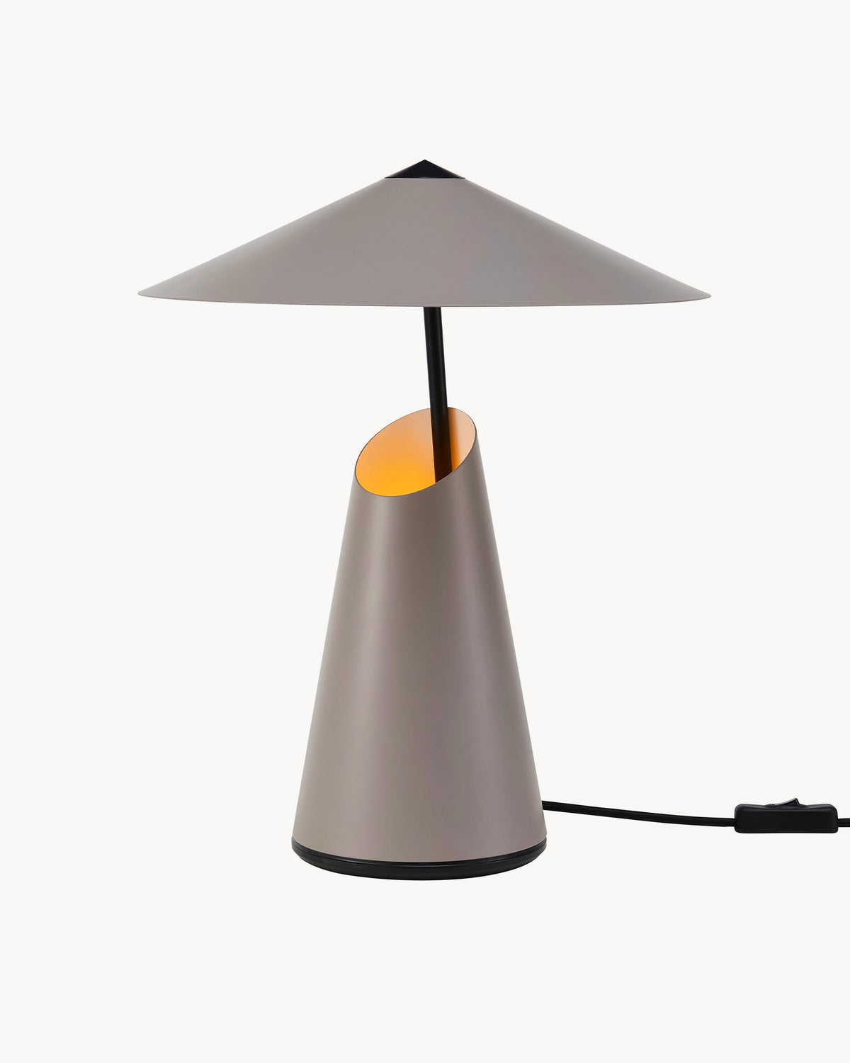 Lampada da tavolo in metallo Taido