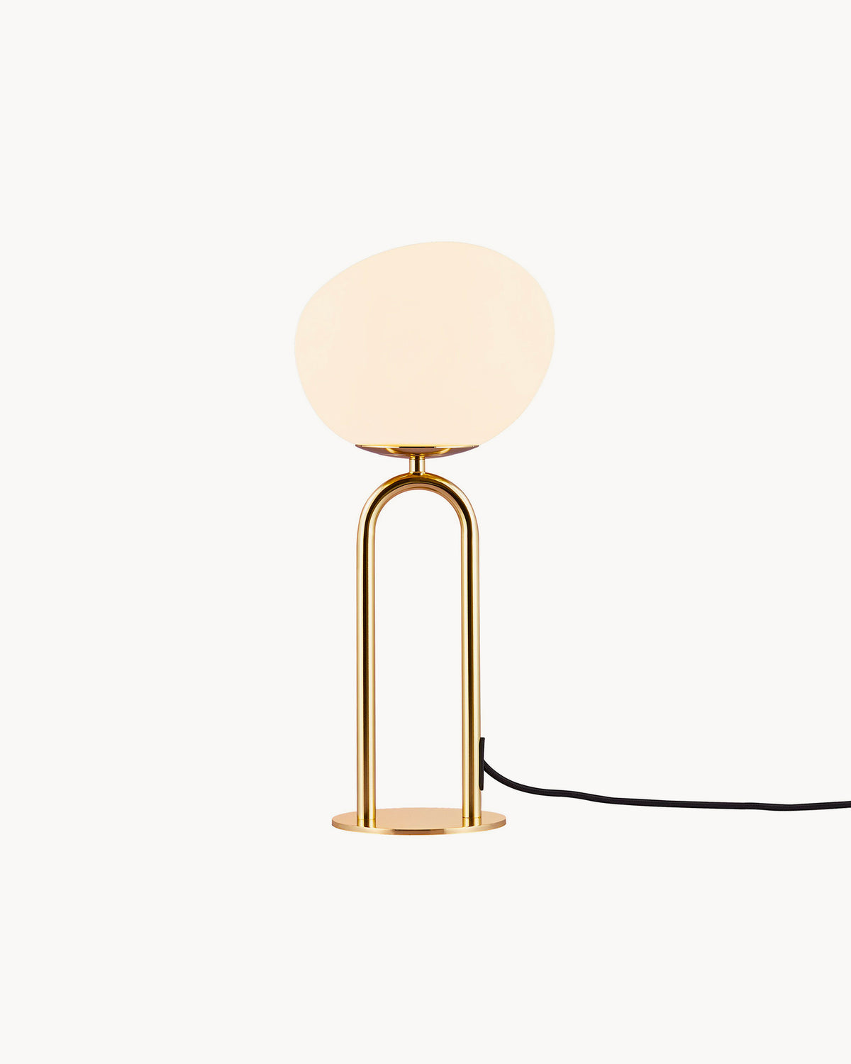 Lampada da tavolo in vetro e ottone Shapes