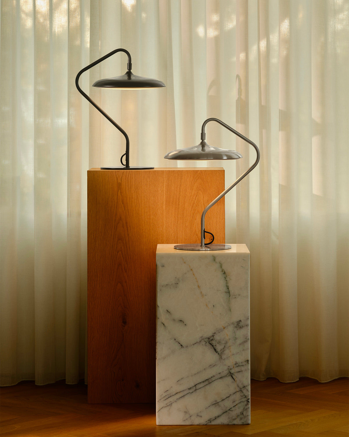 Lampada da tavolo in metallo Artist