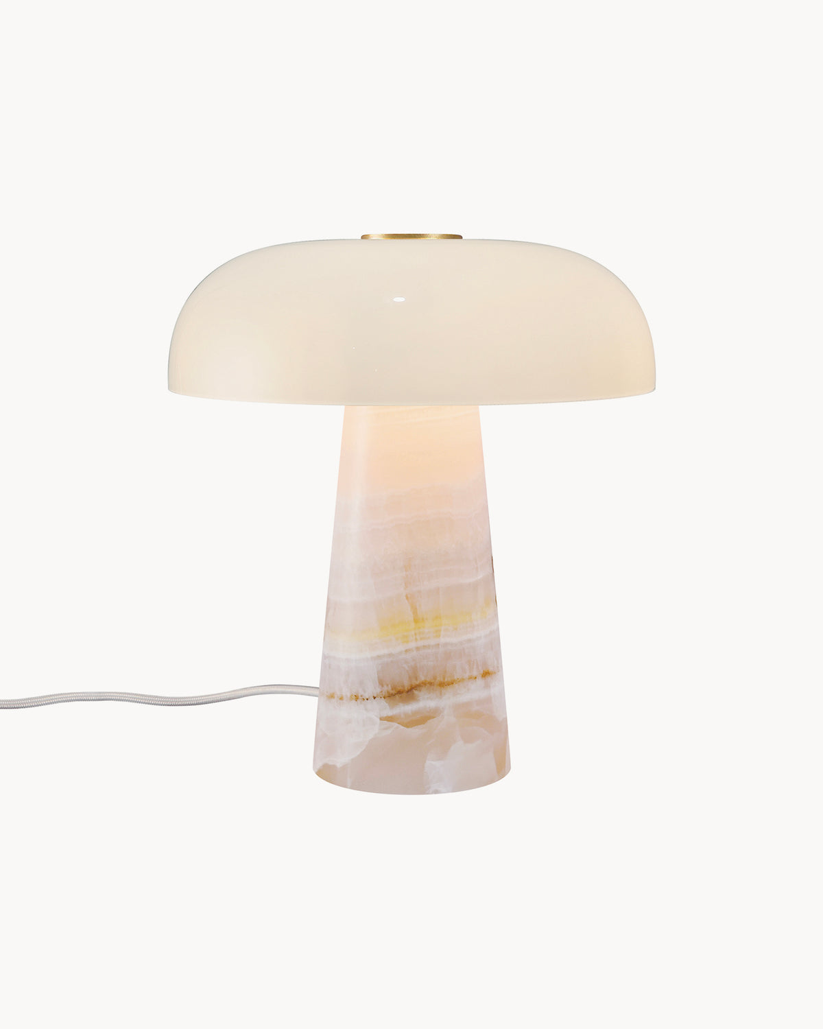 Lampada da tavolo in marmo e vetro Glossy Mini