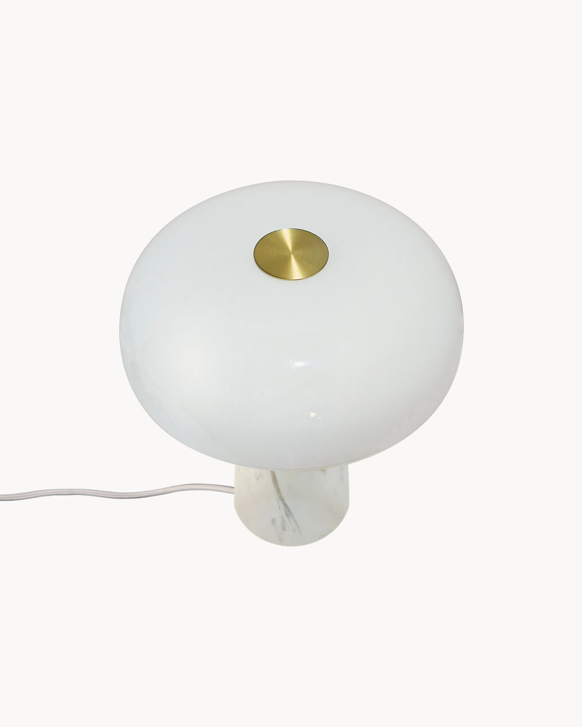 Lampada da tavolo in marmo e vetro Glossy Mini