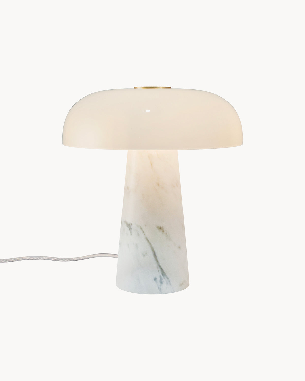 Lampada da tavolo in marmo e vetro Glossy Mini