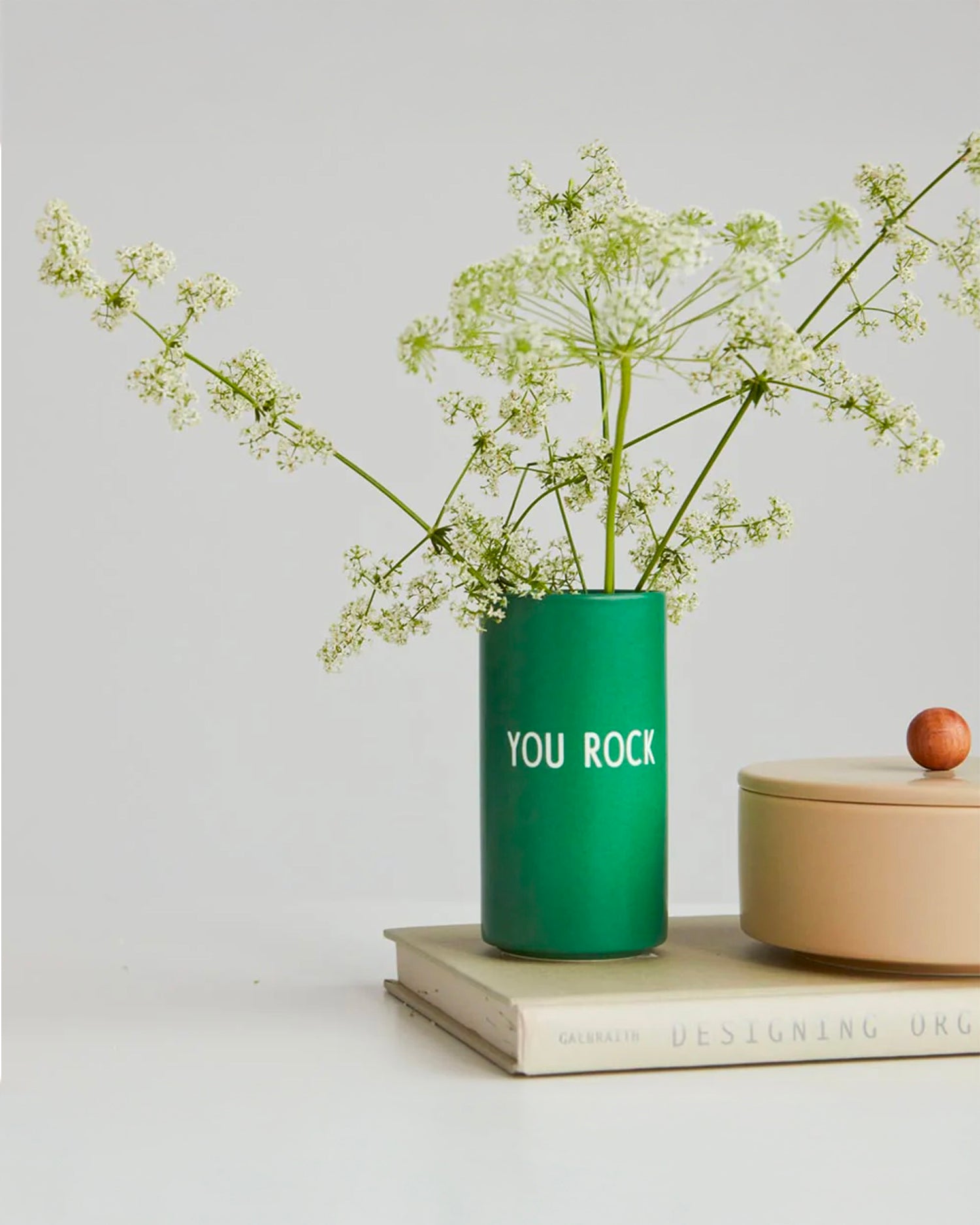 Vaso in porcellana con scritta "You rock" Favourite