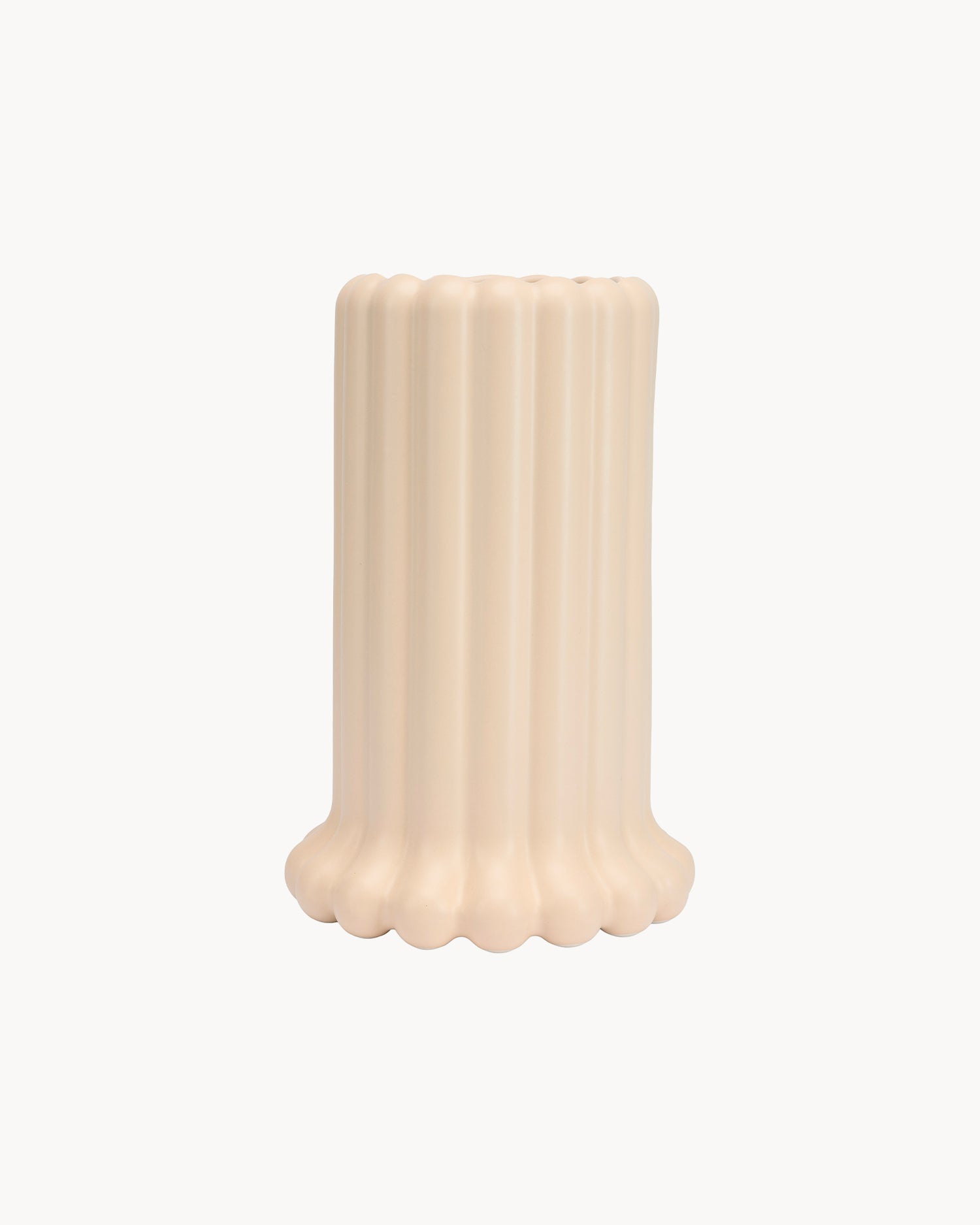 Vaso in porcellana Tubolar