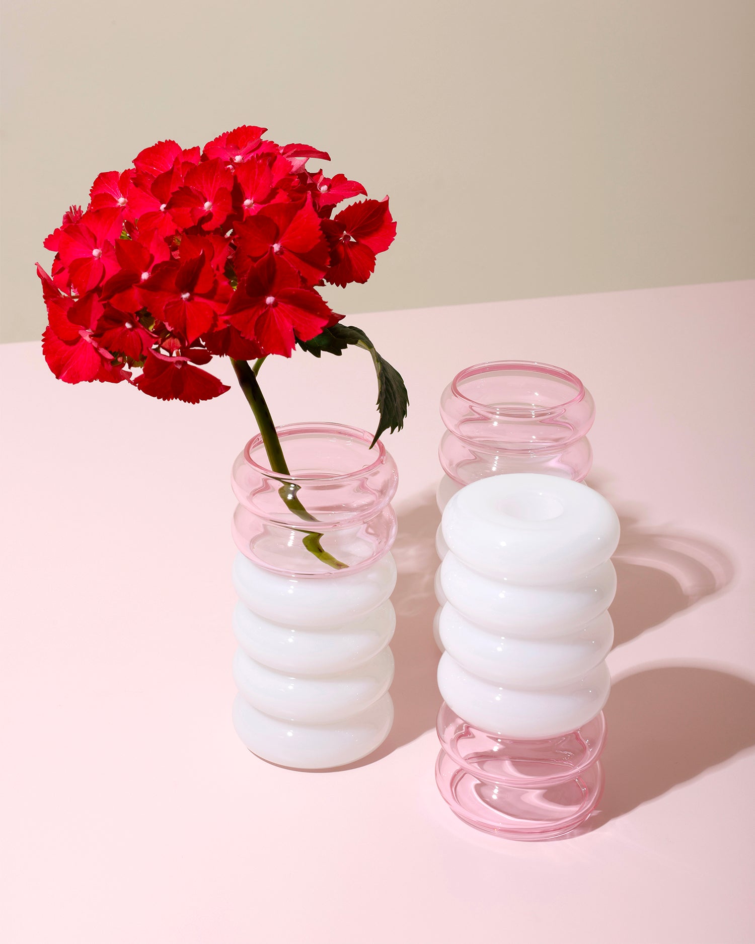 Vaso/Portacandele 2 in 1 in vetro borosilicato Bubble