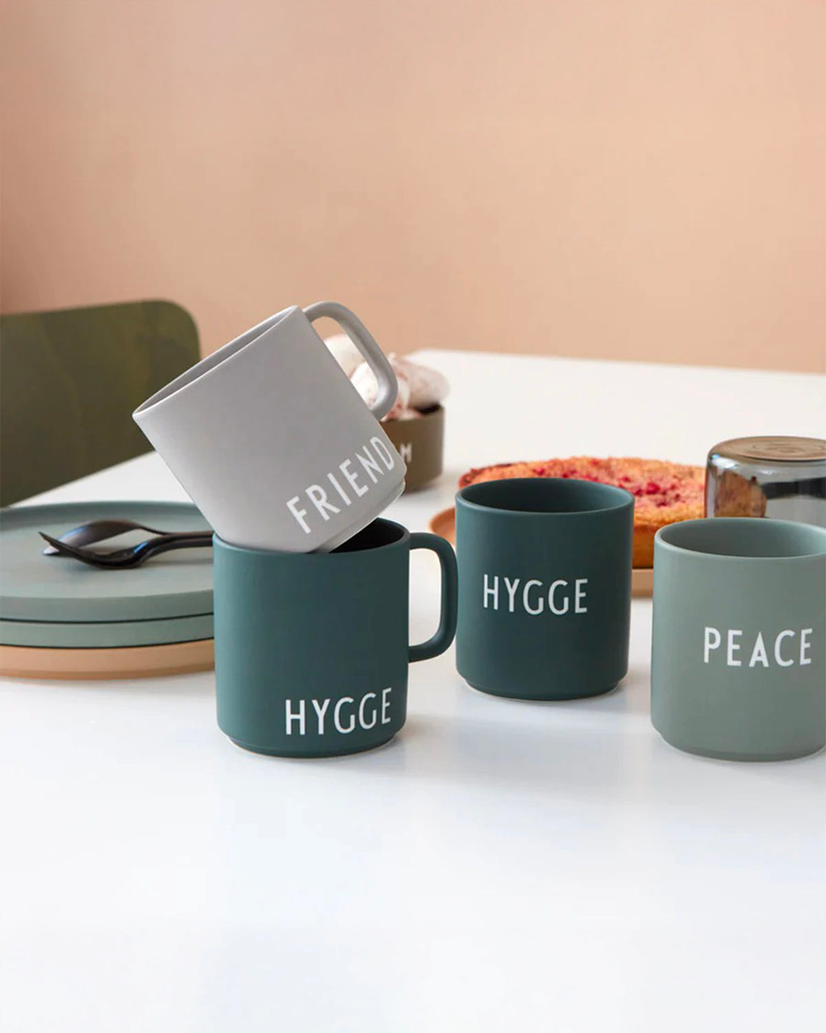 Tazza di design con scritta "Friend" Favourite - Porcellana