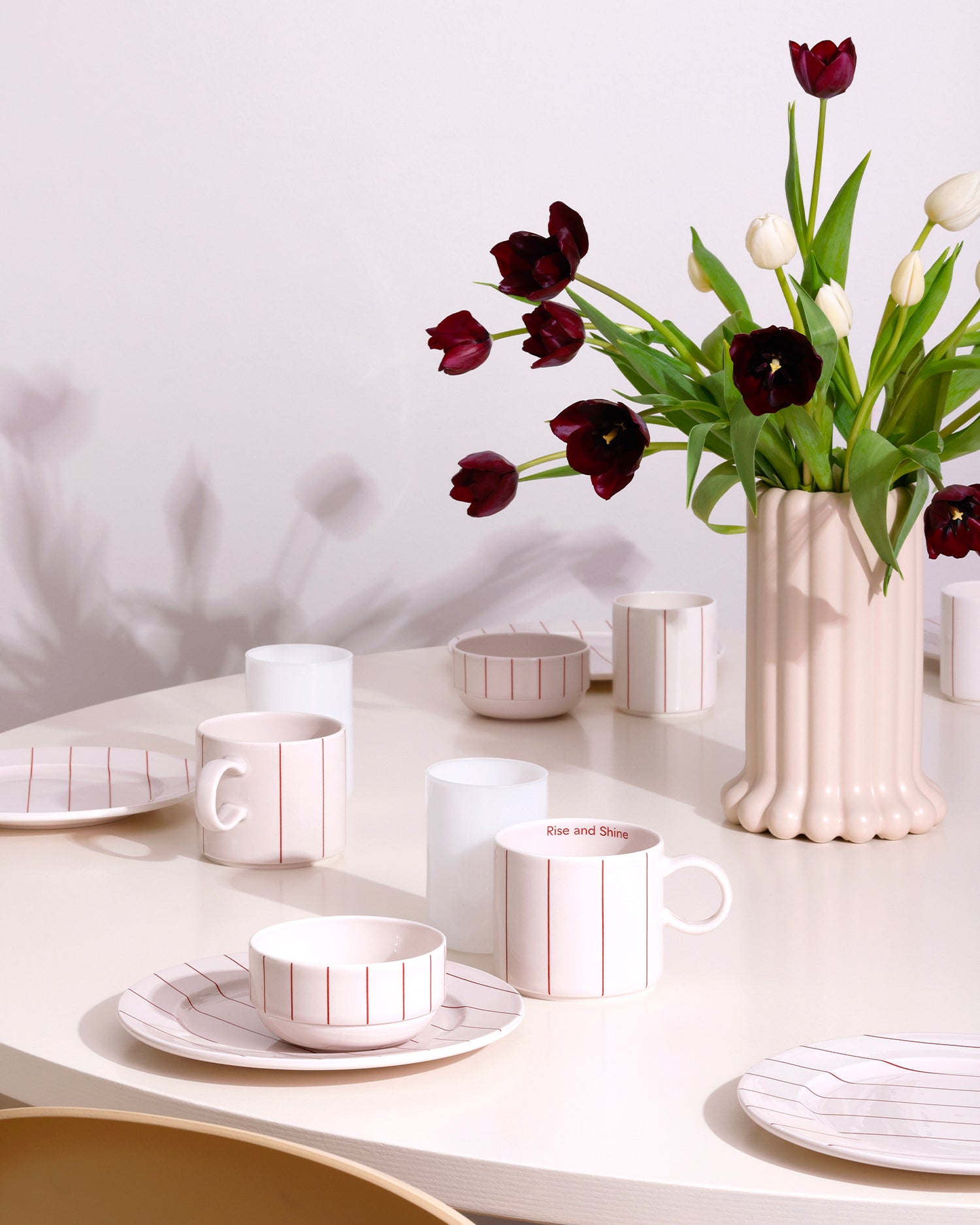 Tazza di design con scritta "Rise and Shine" Pyjamas Jumbo