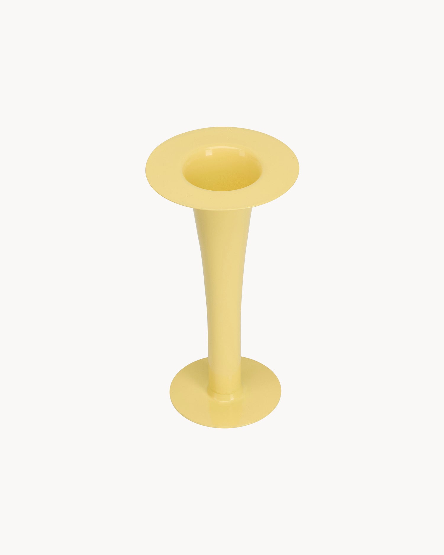 Vaso/Portacandele 2 in 1 in acciaio Trumpet