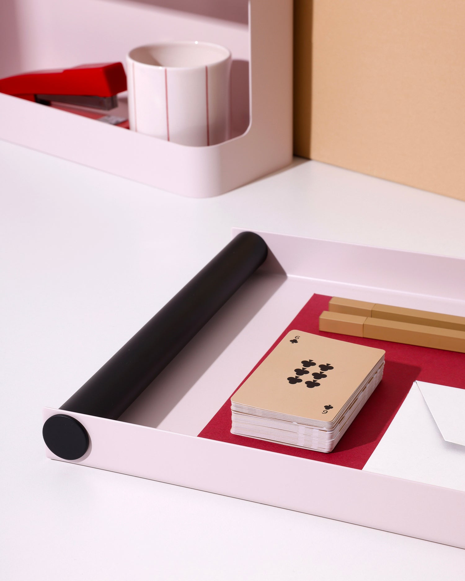 Vassoio decorativo in metallo Ray Large