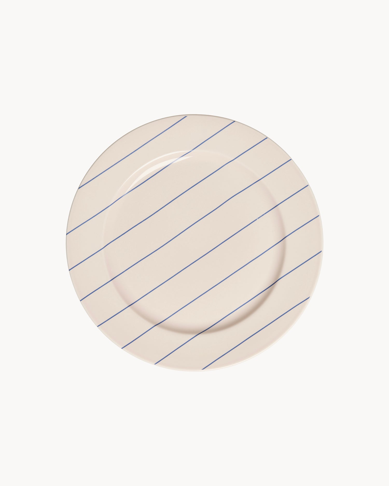 Piatto piano di design a righe Pyjamas