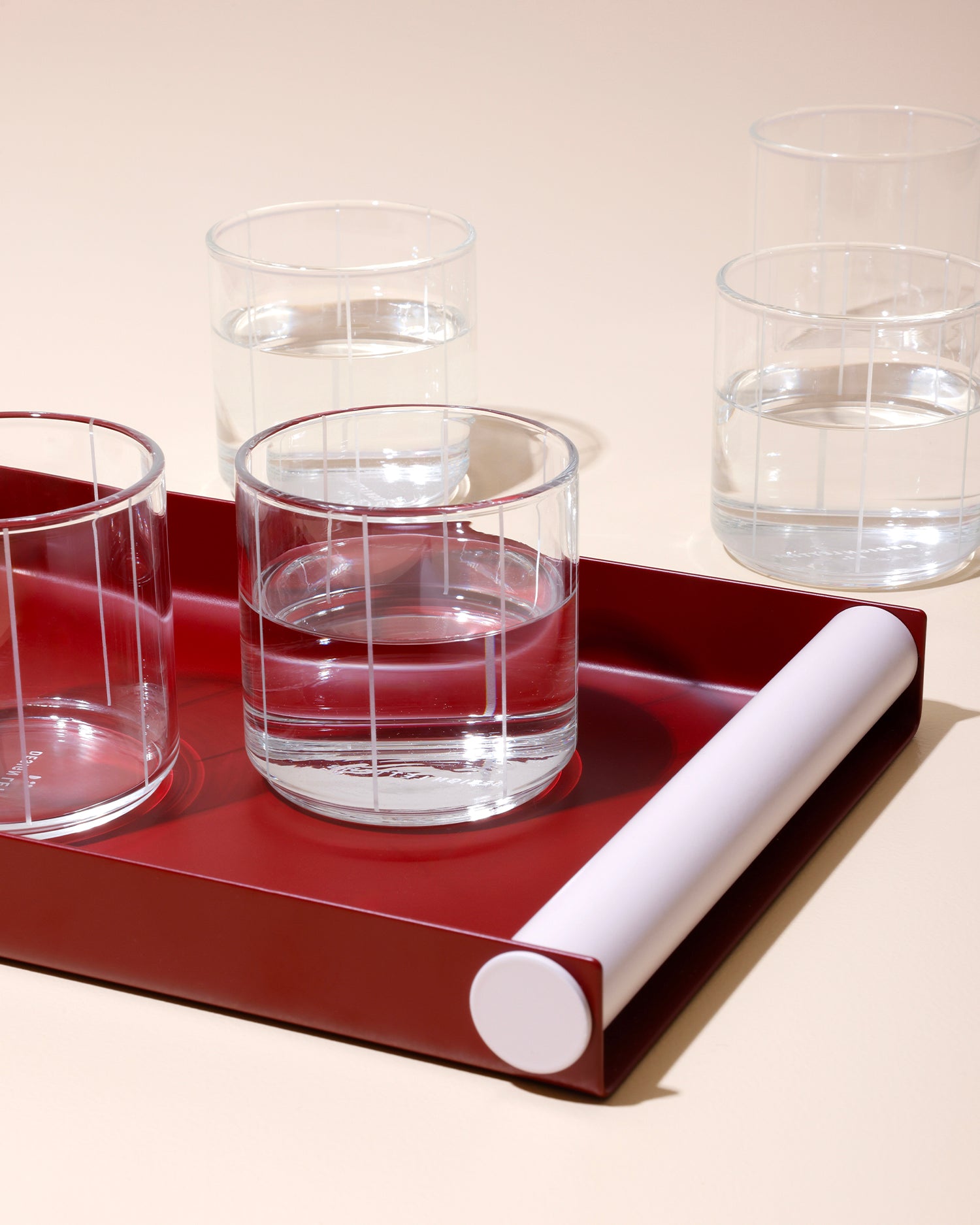 Vassoio decorativo in metallo Ray