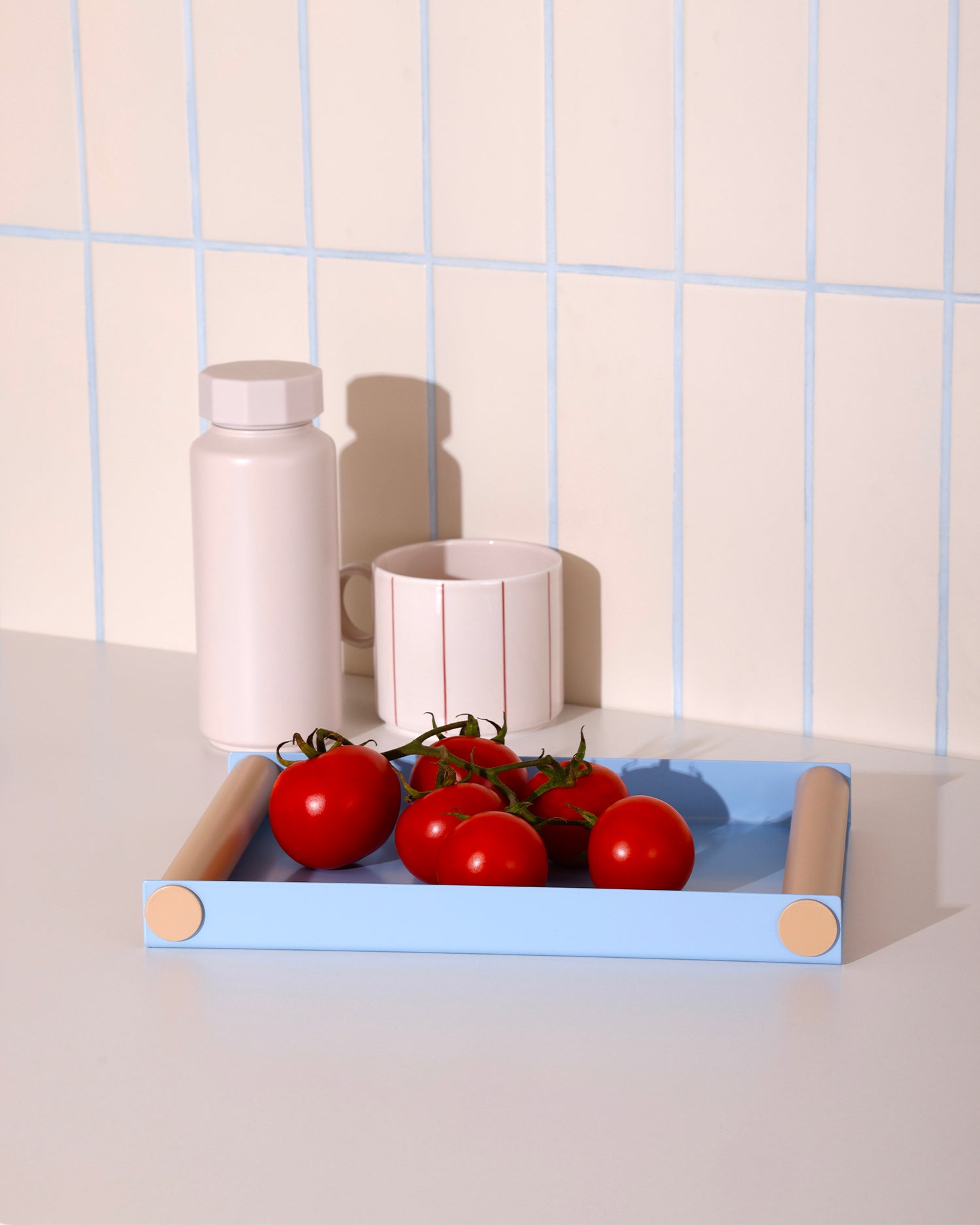 Vassoio decorativo in metallo Ray