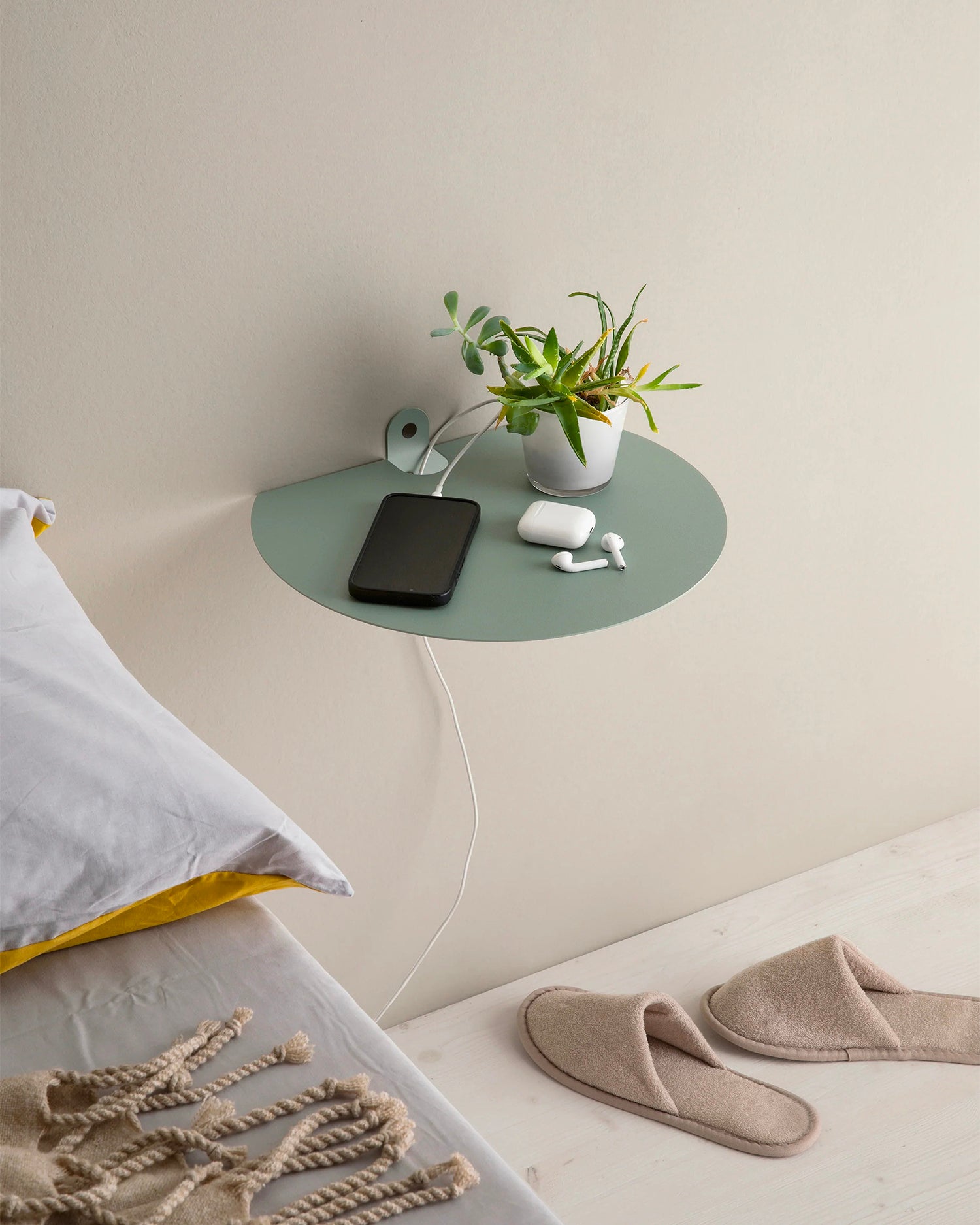 Set 2 mensole in metallo Point