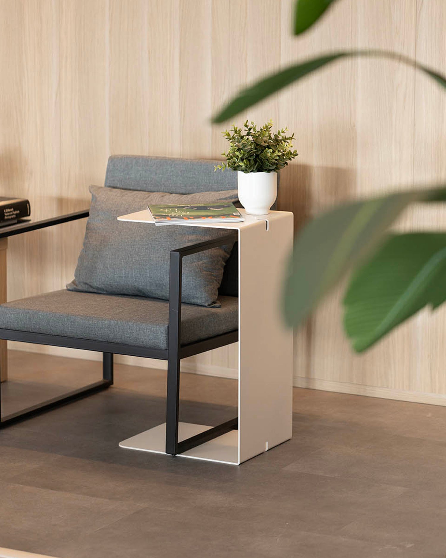 Tavolino multifunzione in metallo Double