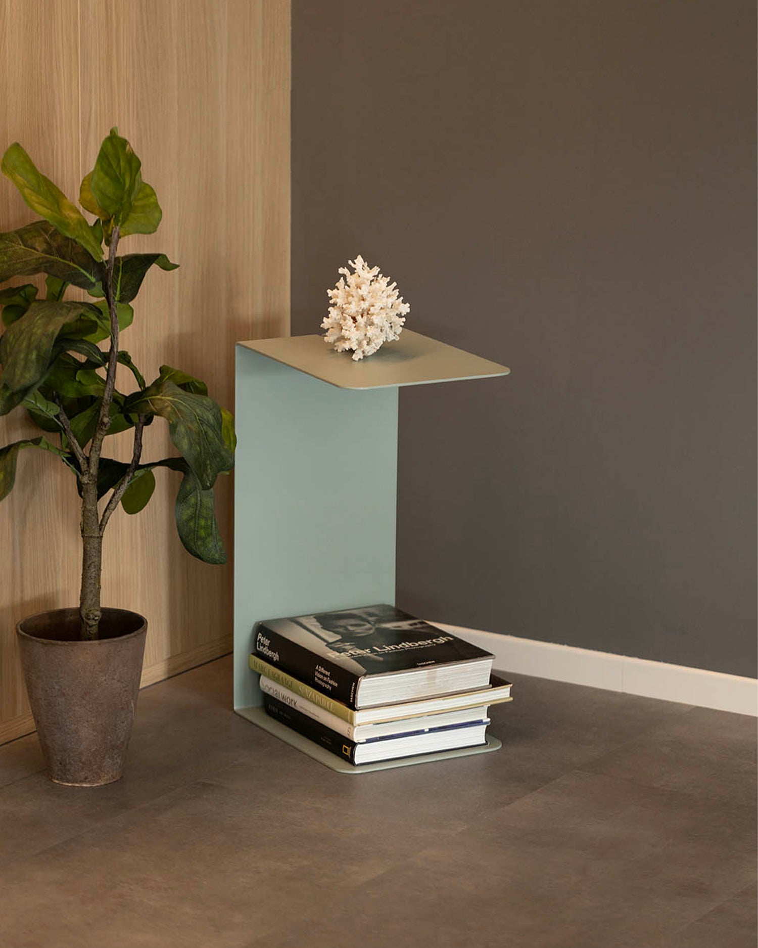 Tavolino multifunzione in metallo Double