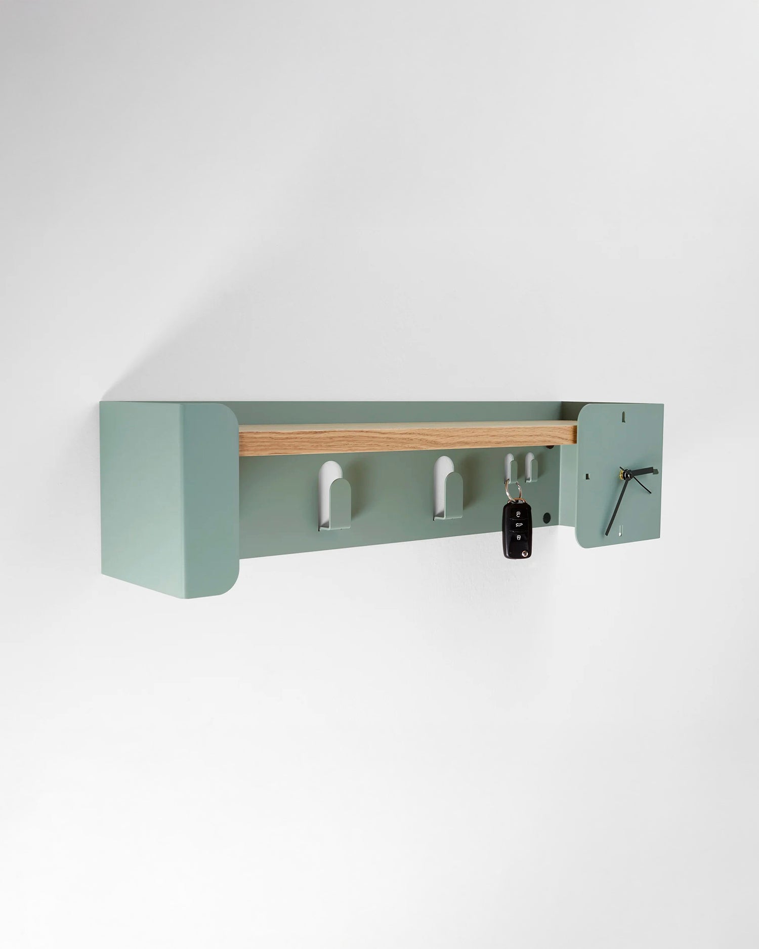 Mensola con appendiabiti in metallo Flexy