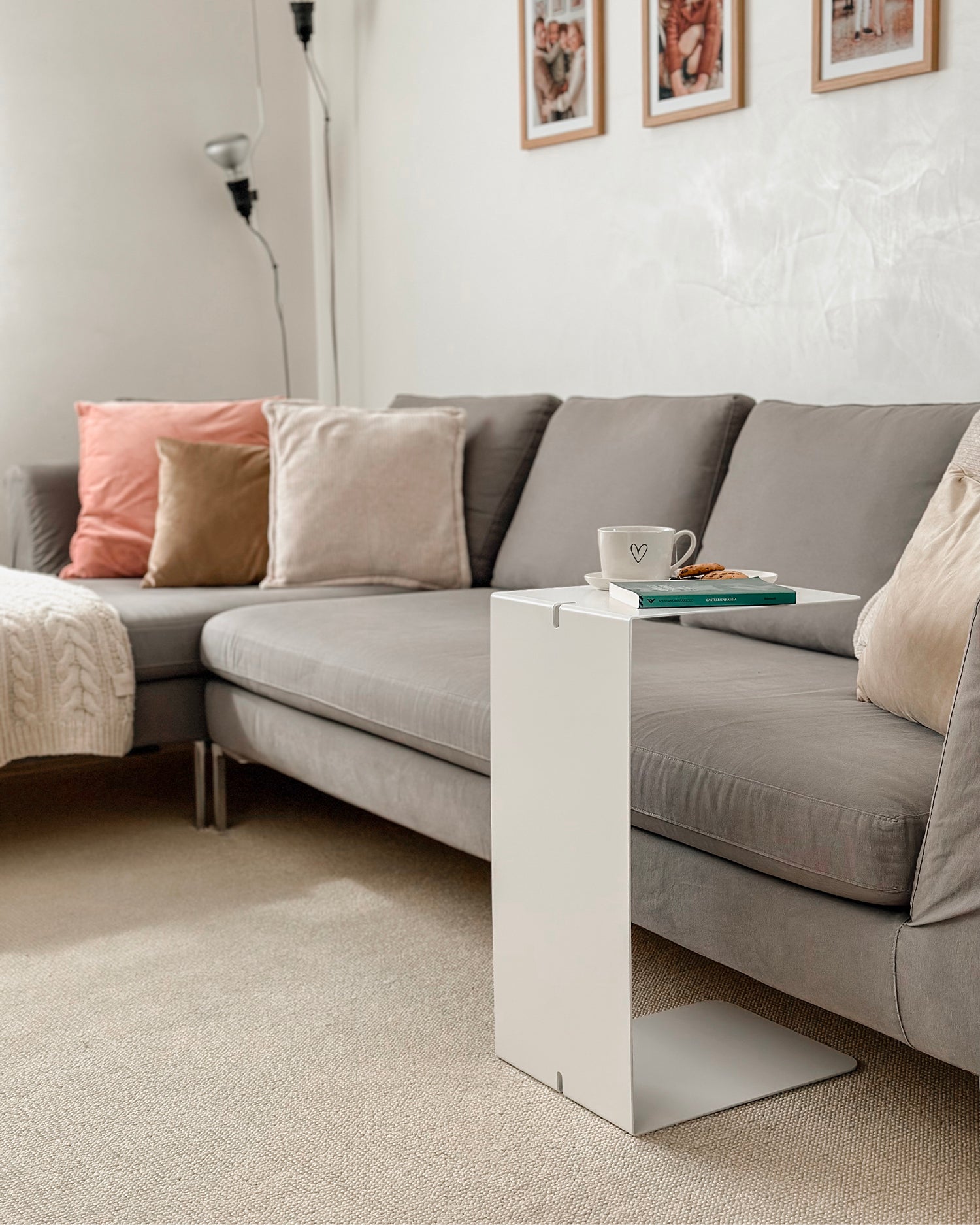 Tavolino multifunzione in metallo Double