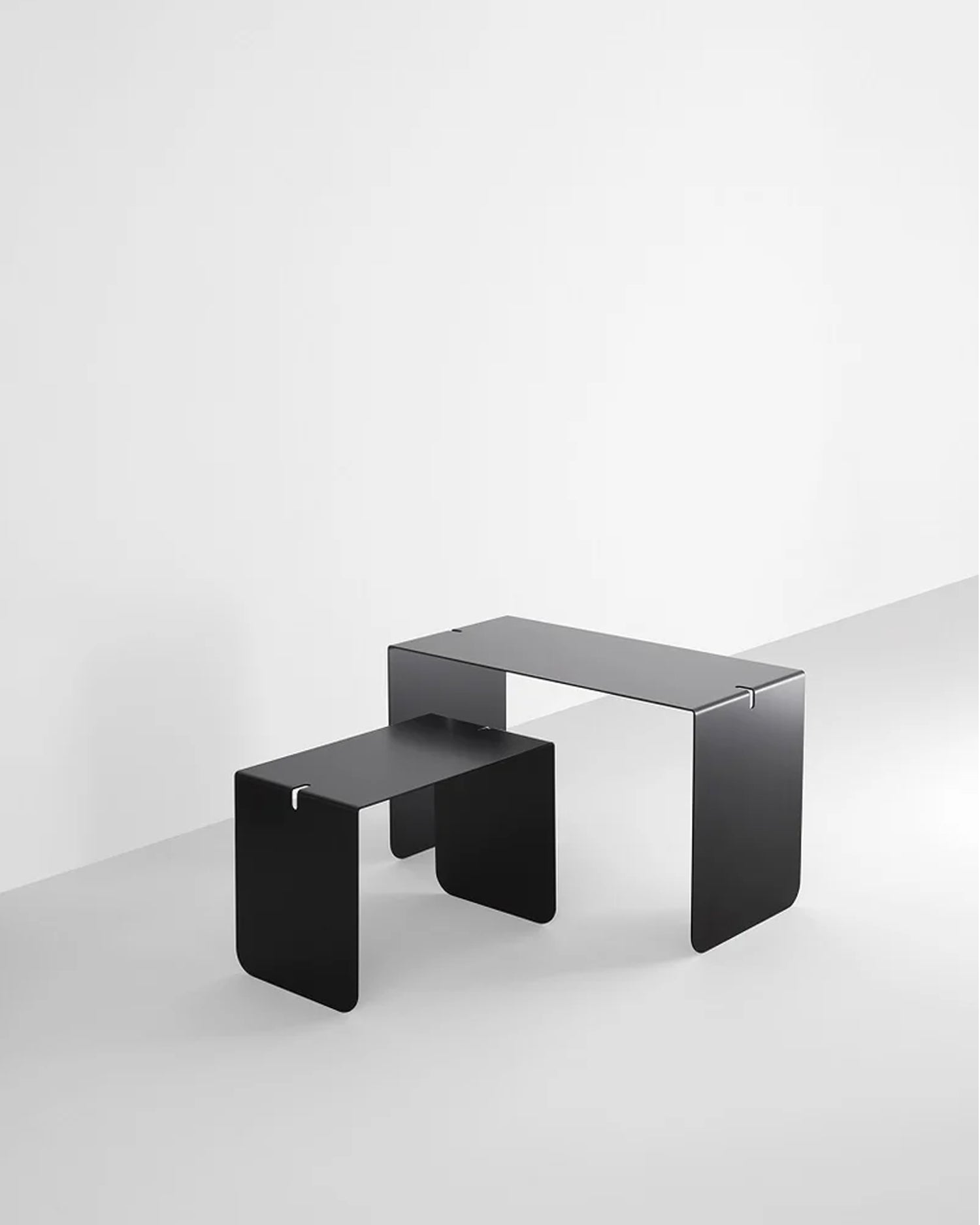 Tavolino multifunzione in metallo Double