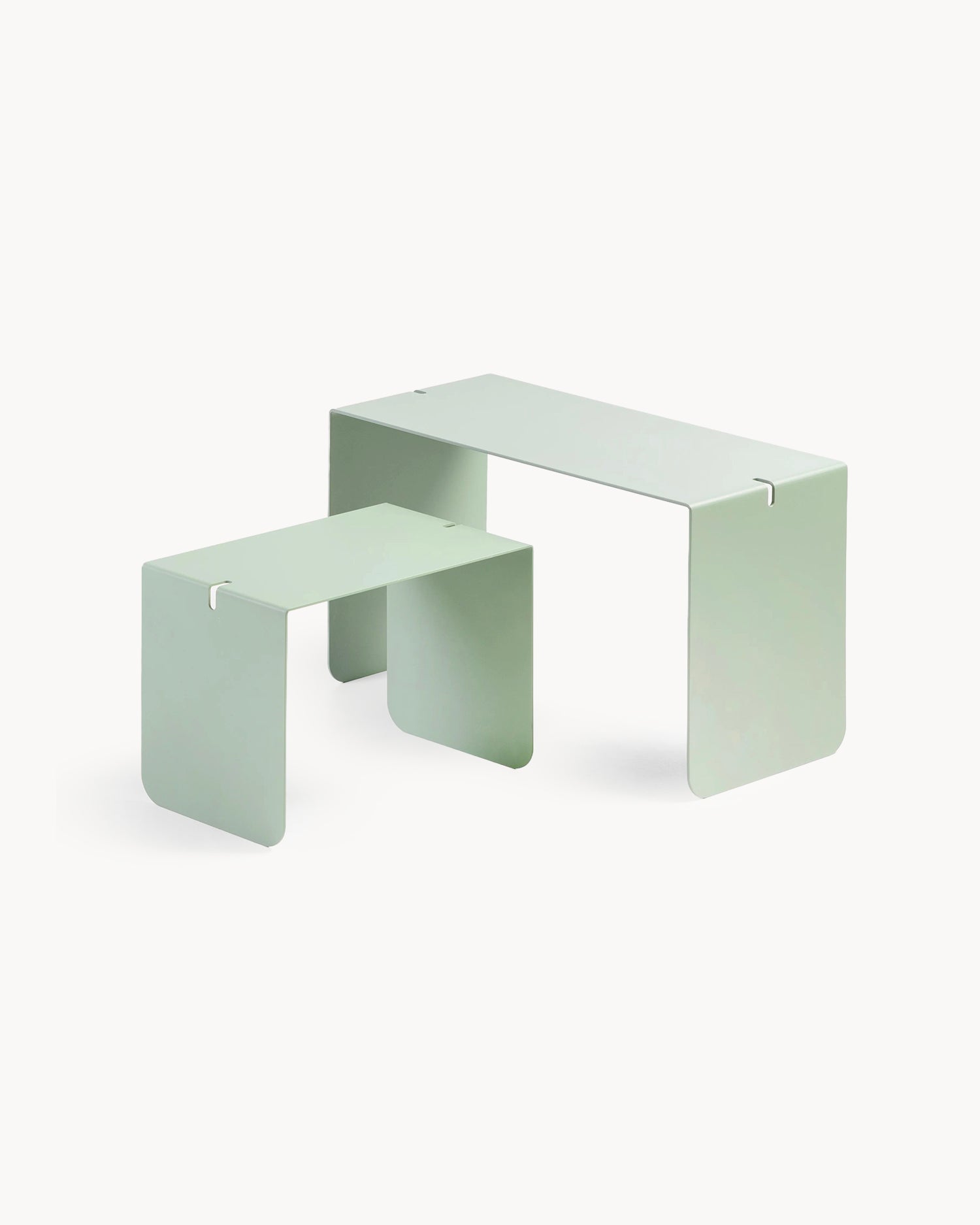 Tavolino multifunzione in metallo Double