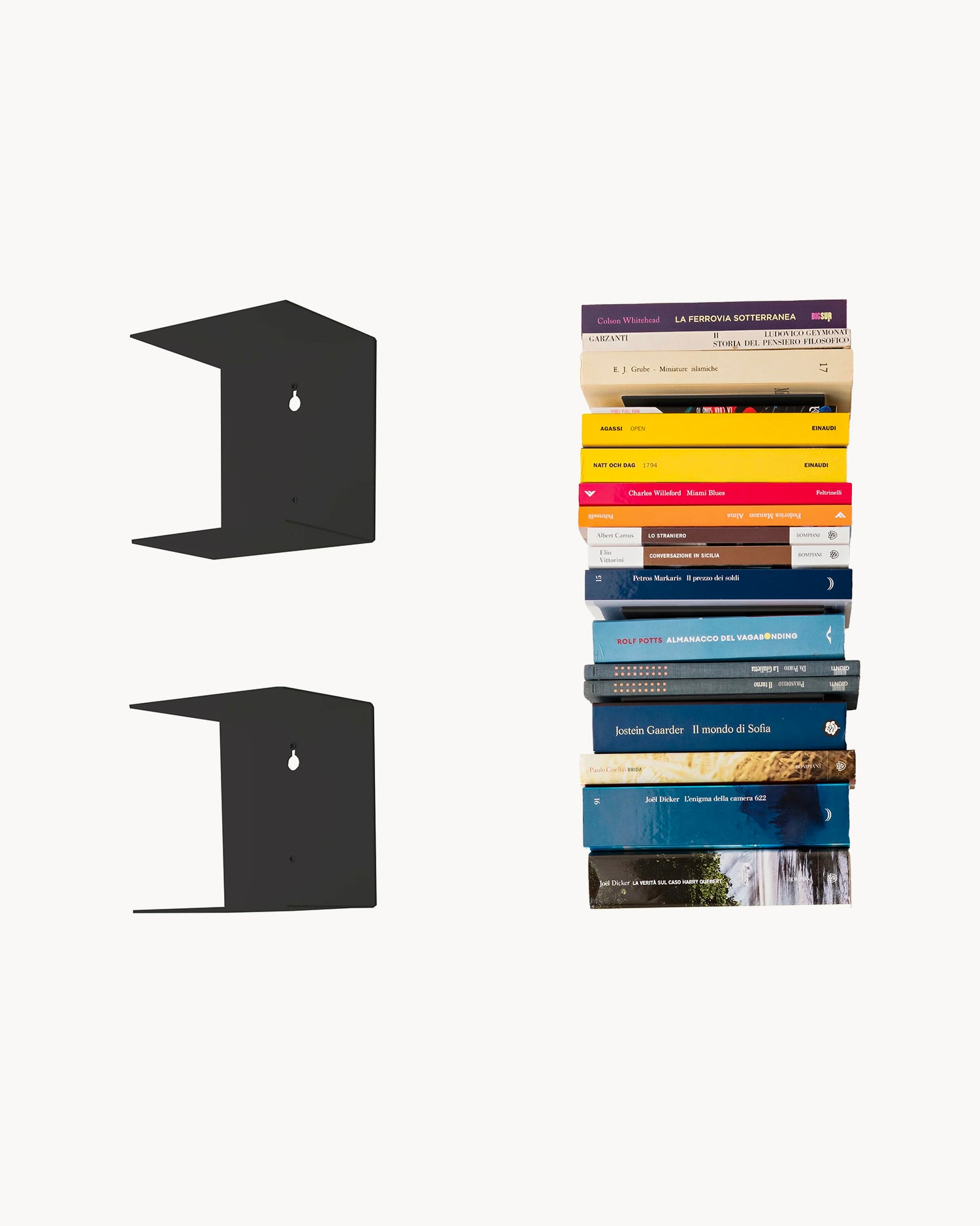 Mensola modulare da parete in metallo Booky