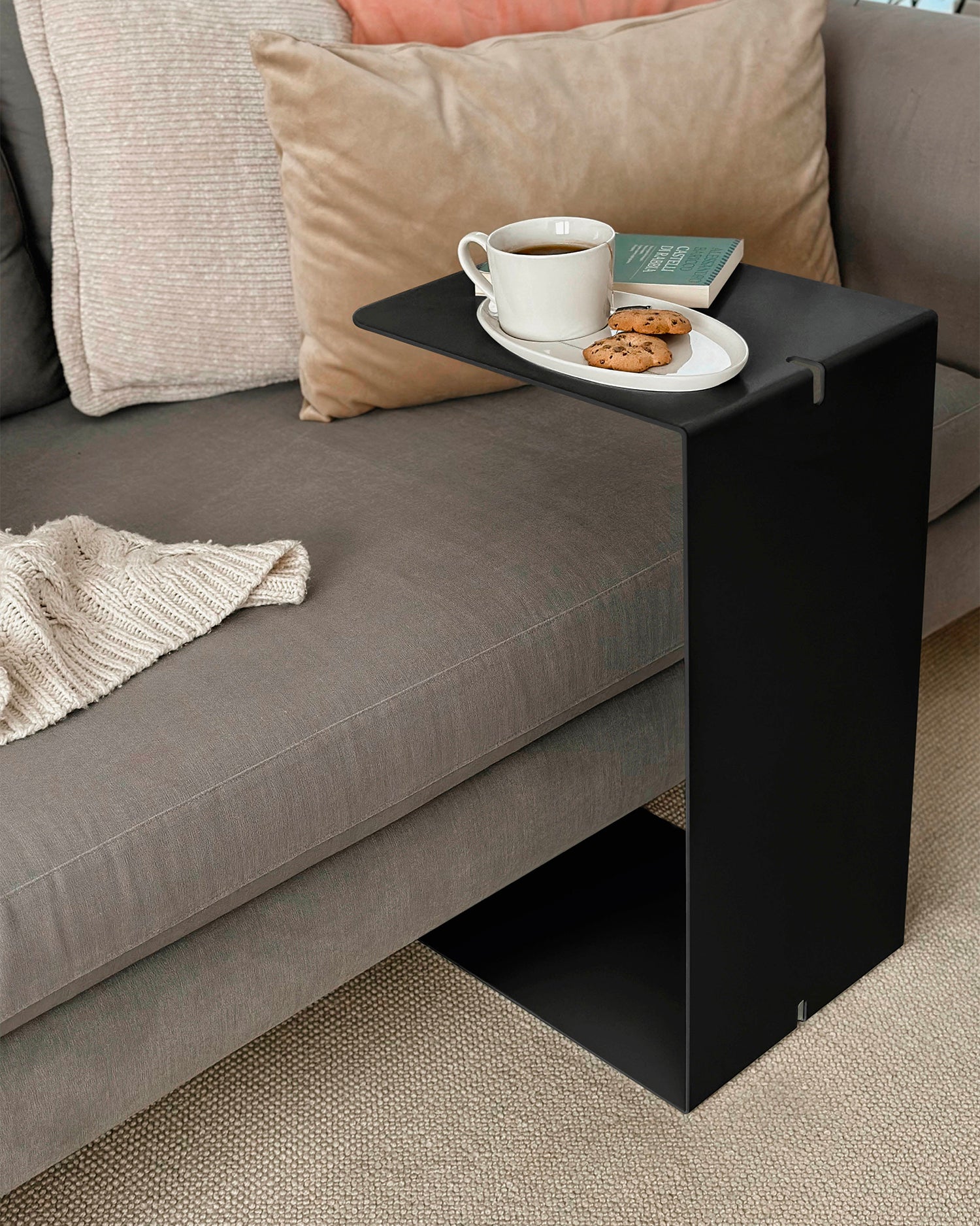 Tavolino multifunzione in metallo Double