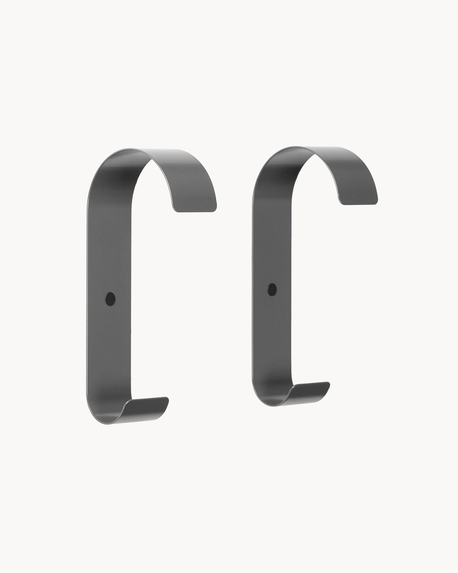 Set 2 appendiabiti da parete in metallo Cocò