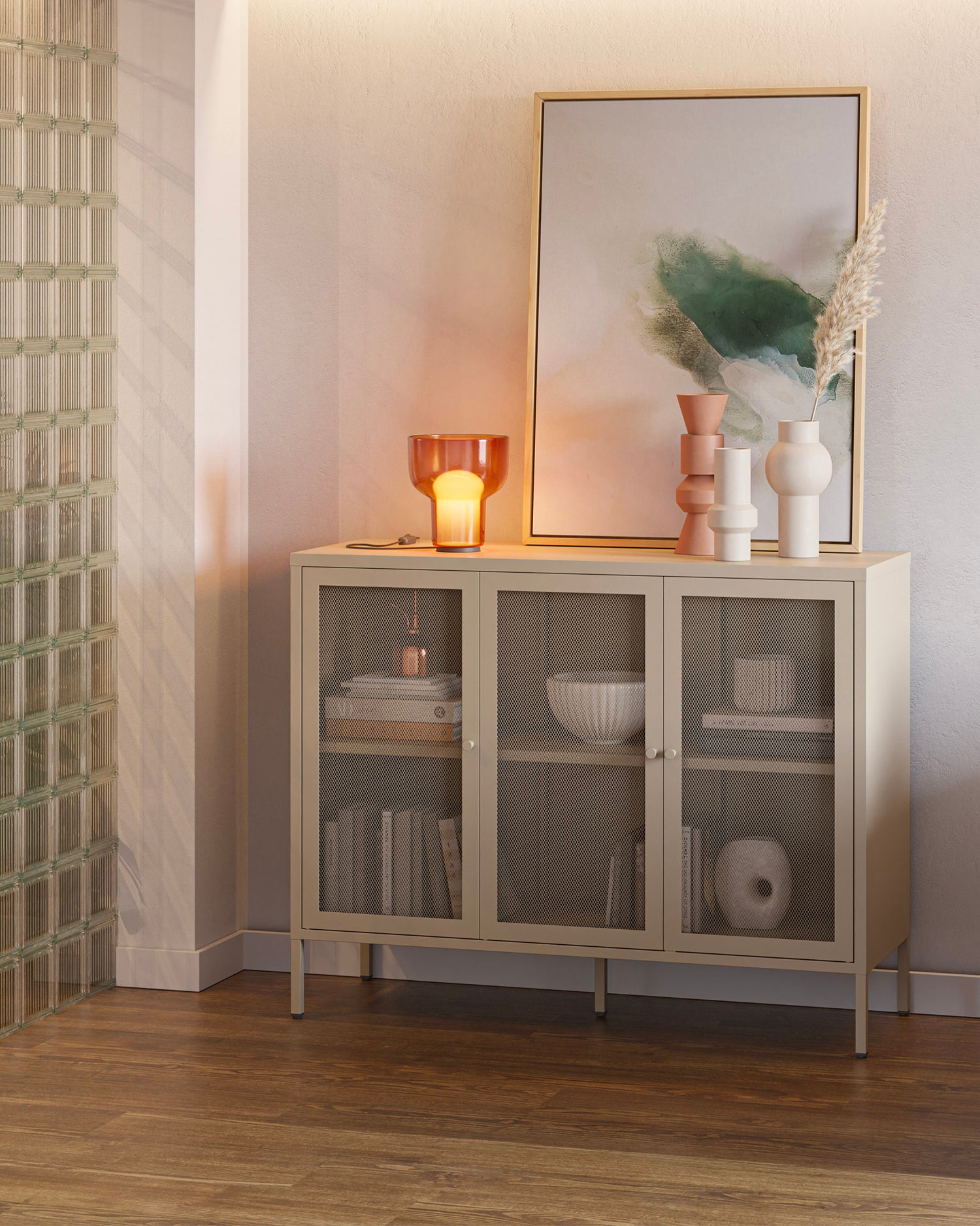 Credenza in metallo Fayna