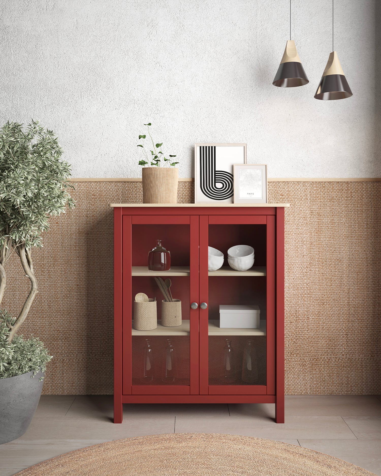 Vetrina in legno Misti