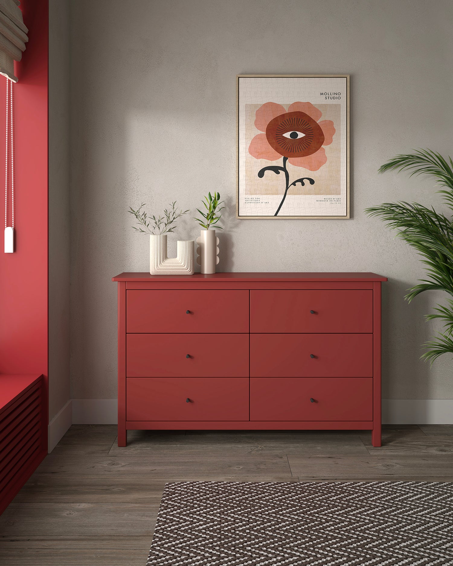 Credenza in pino massiccio Misti - Legno
