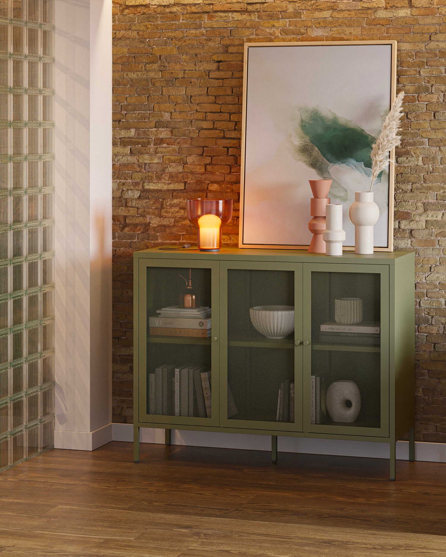 Credenza in metallo Fayna