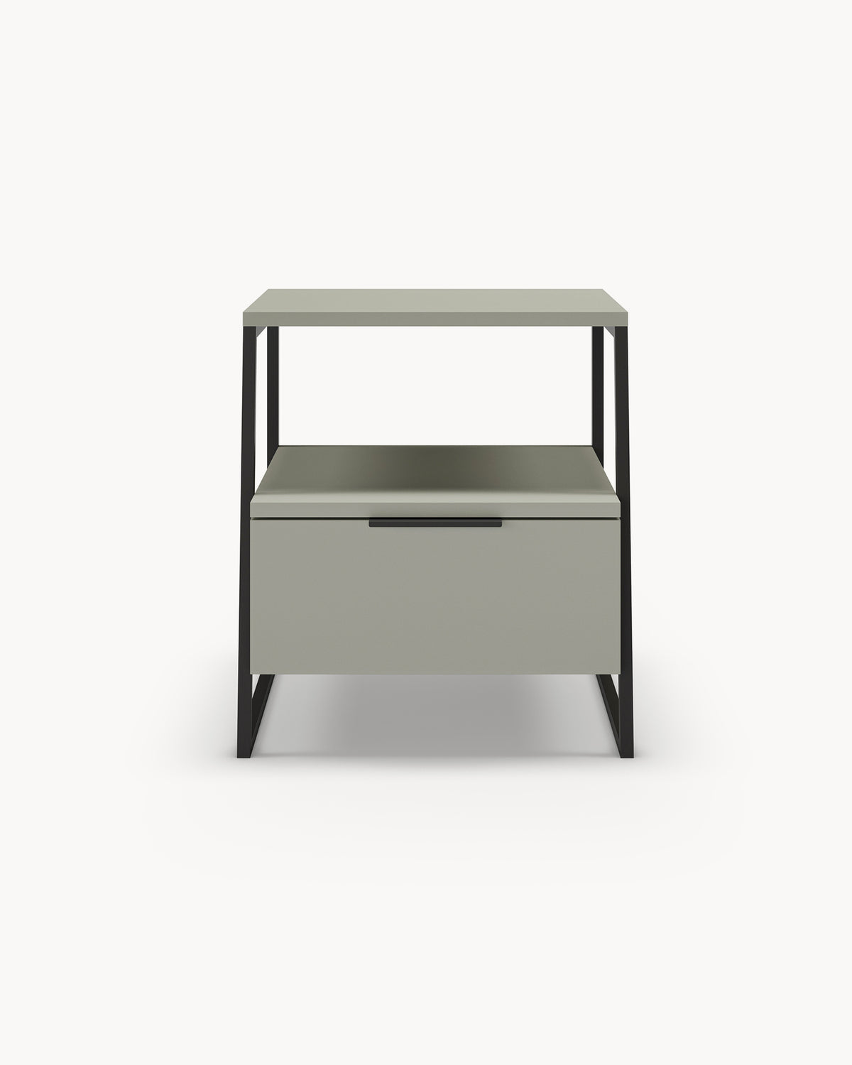 Comodino Velia - Melaminico/Metallo