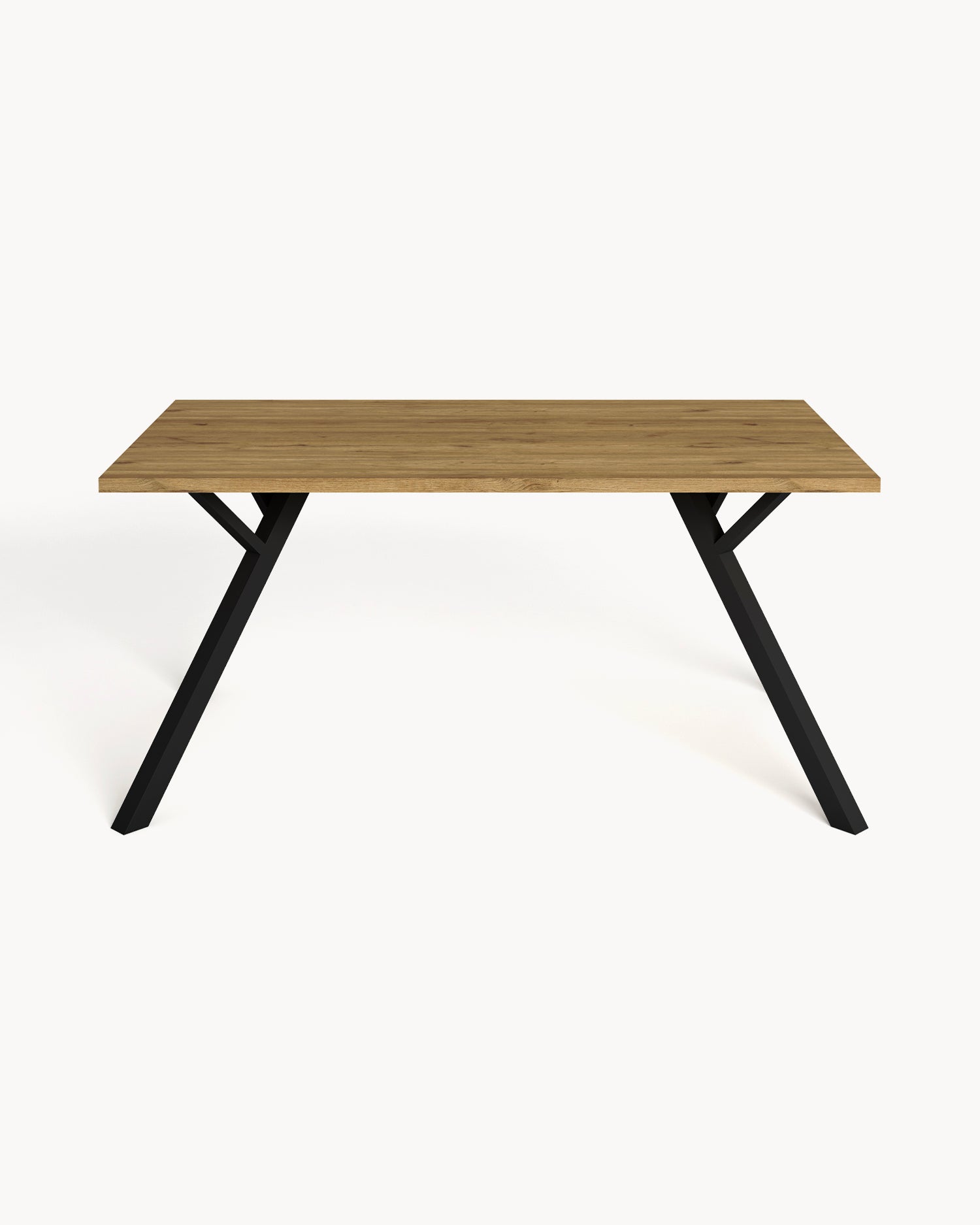 Tavolo da pranzo con piano effetto legno Paola