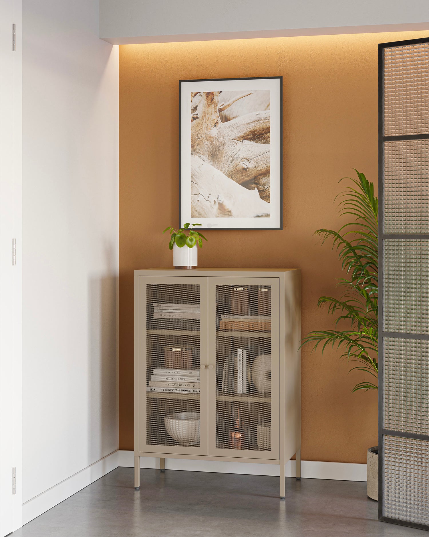 Credenza in metallo Fayna