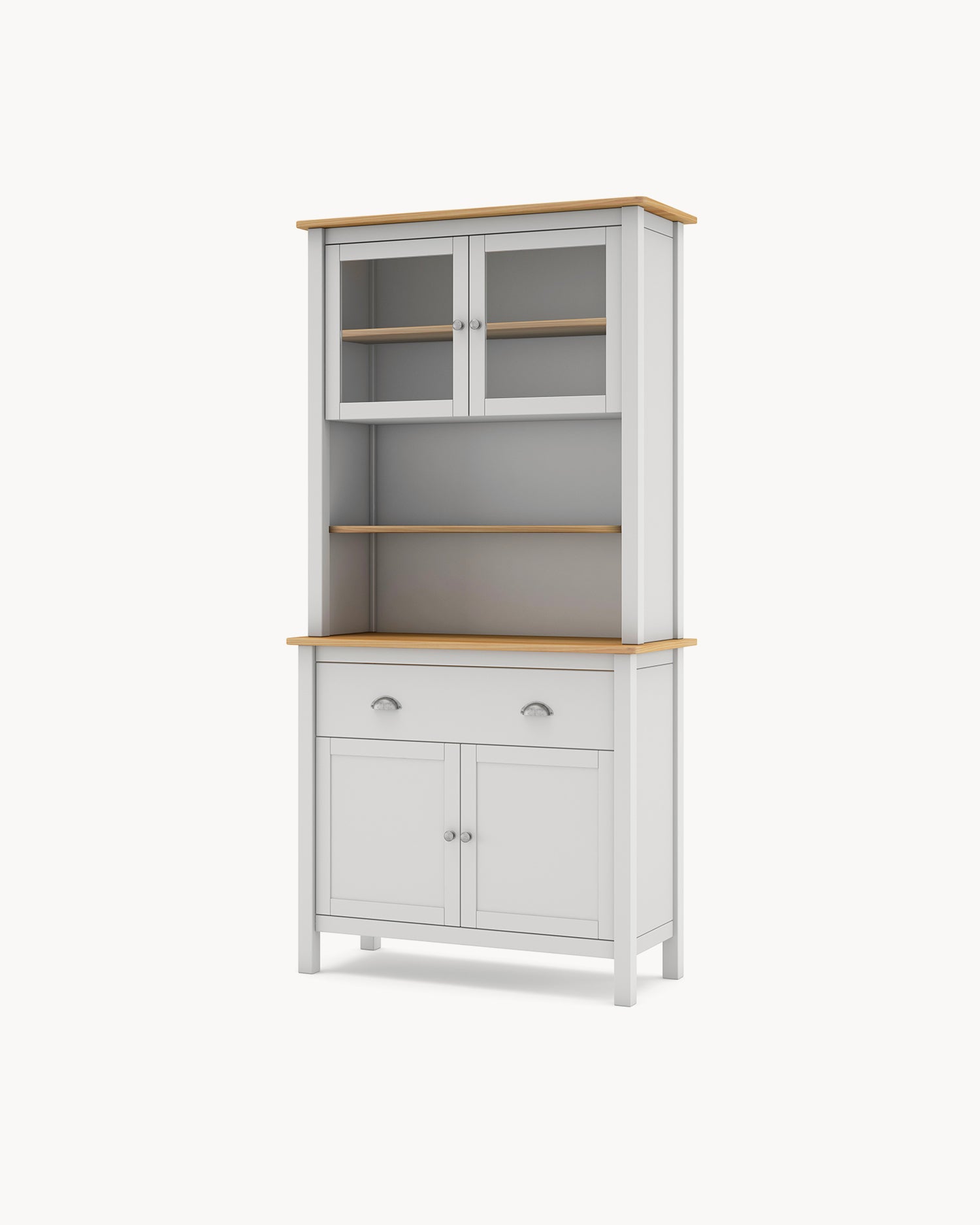 Credenza buffet in legno Misti - Legno/Vetro