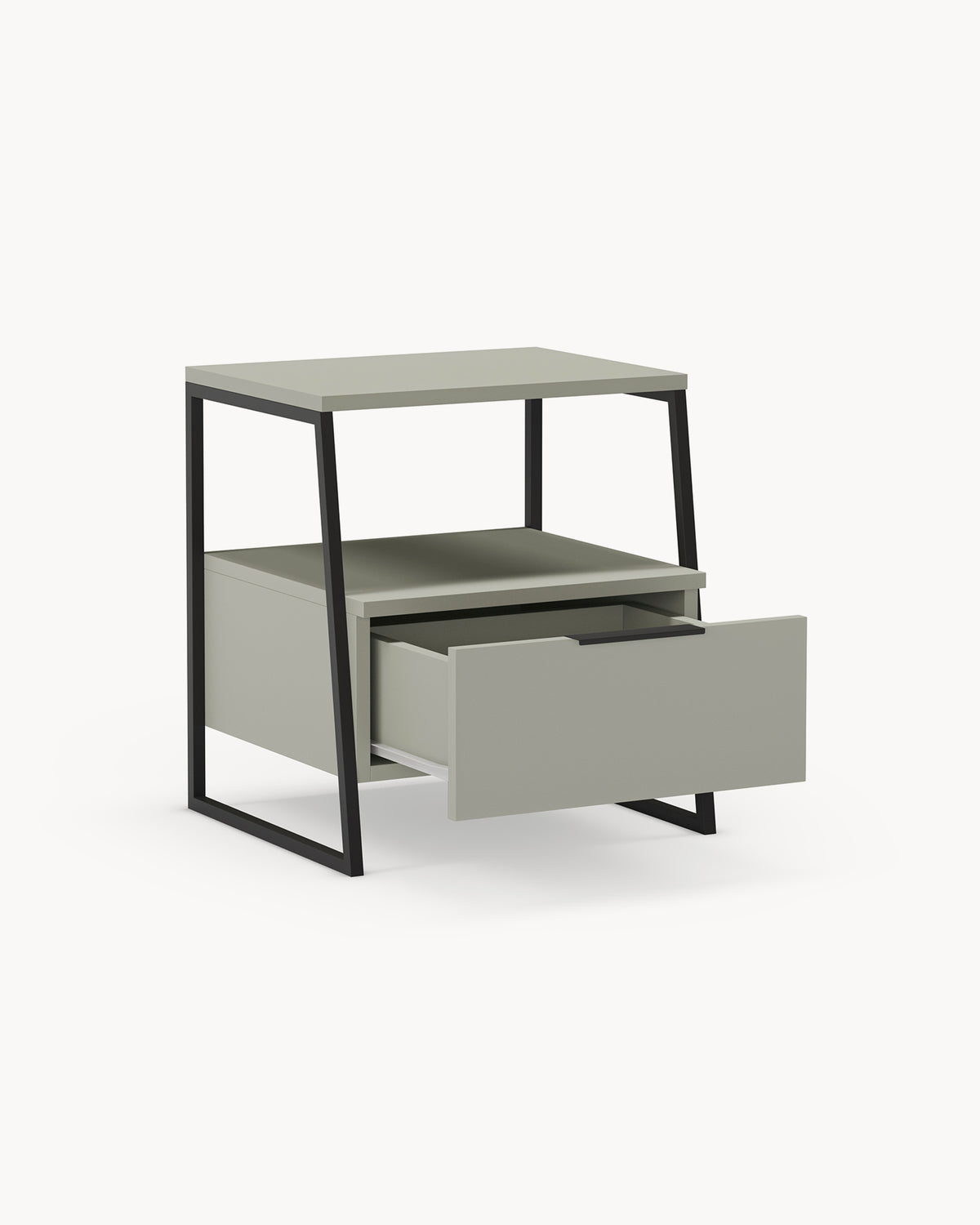Comodino Velia - Melaminico/Metallo