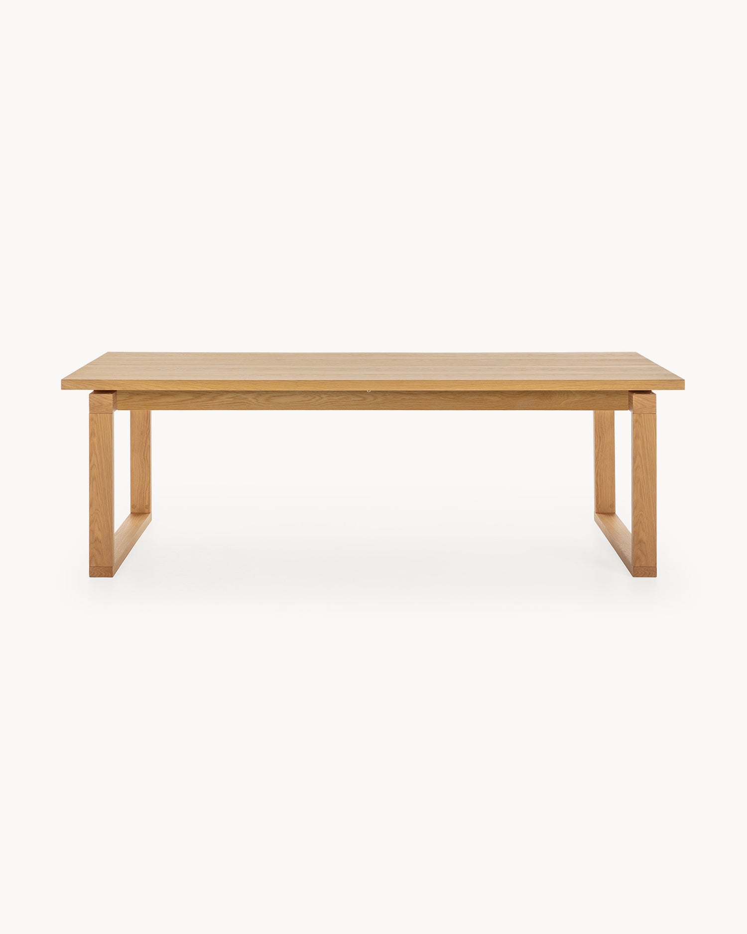 Tavolo da pranzo con piano effetto legno Rina