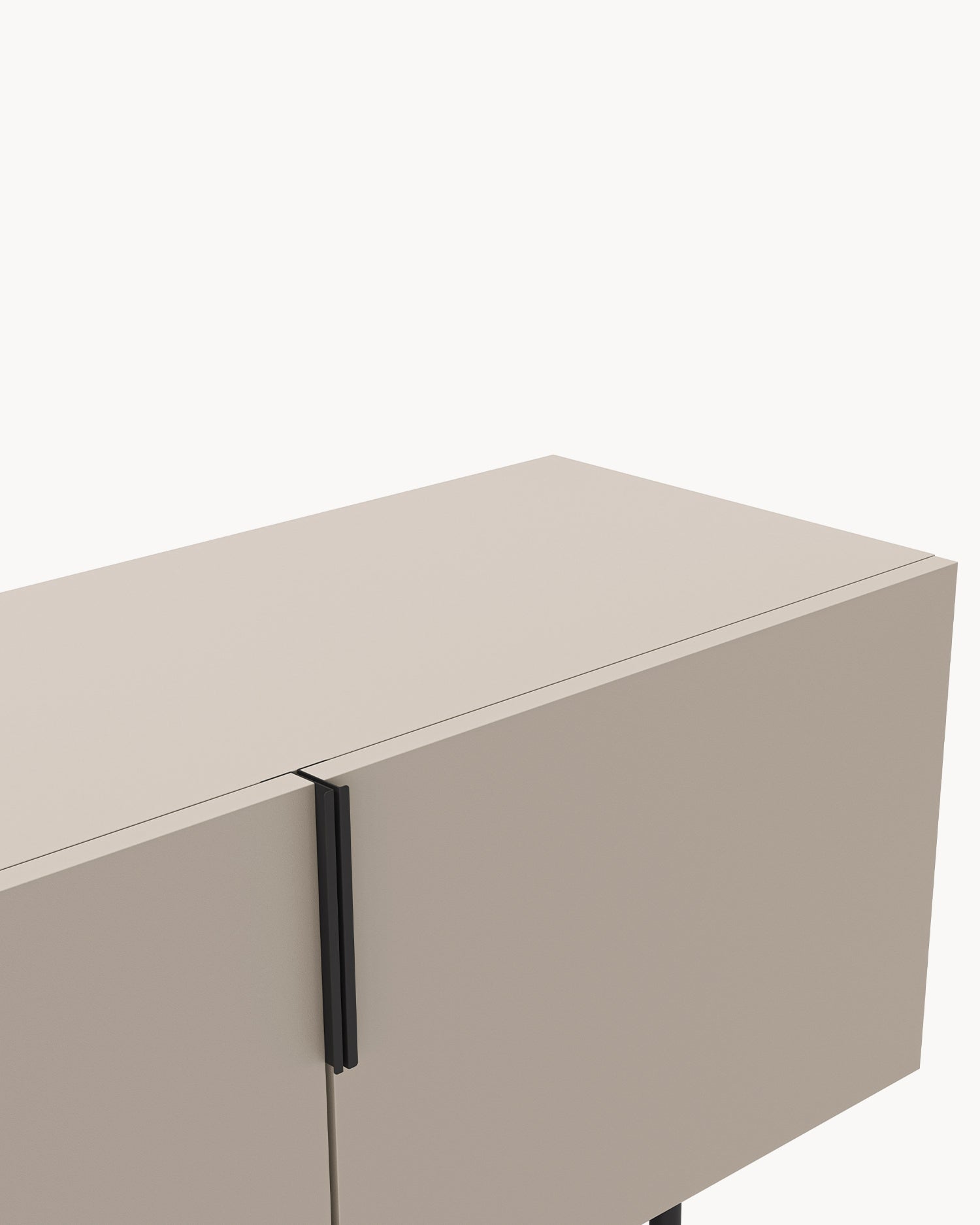 Mobile tv con gambe in metallo Eldia - Mdf/Metallo