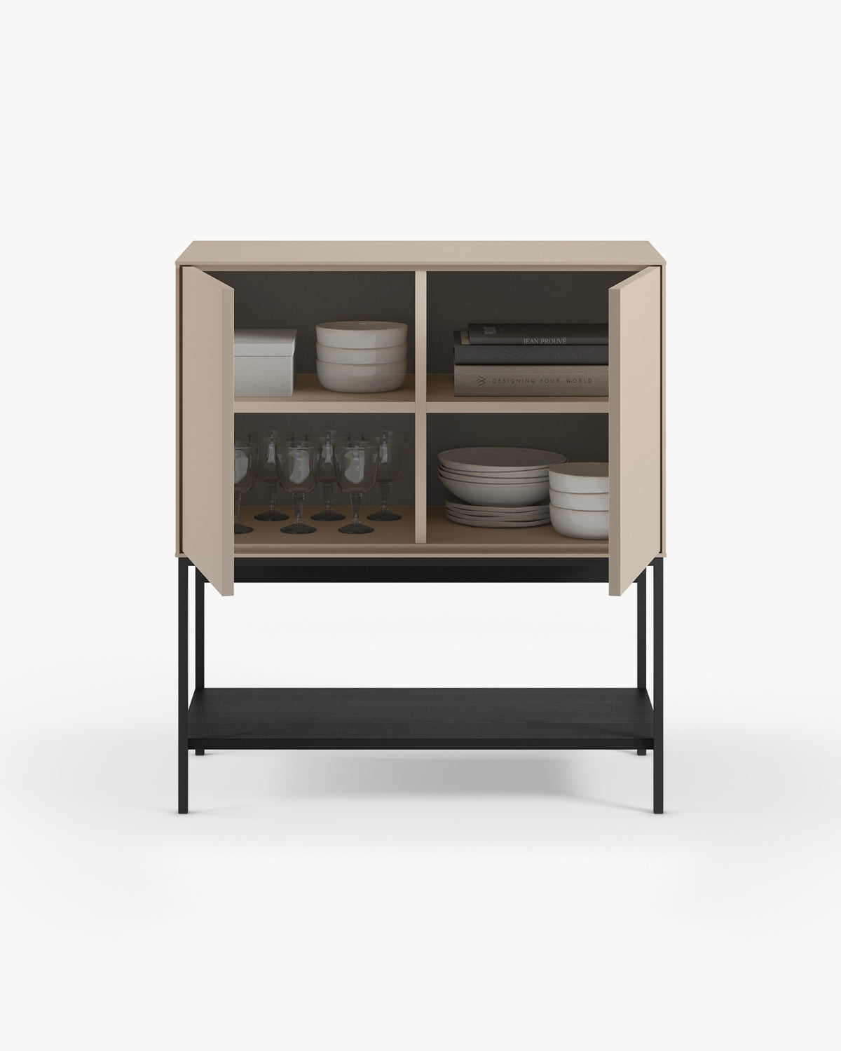 Mobiletto Amira - Legno/Metallo