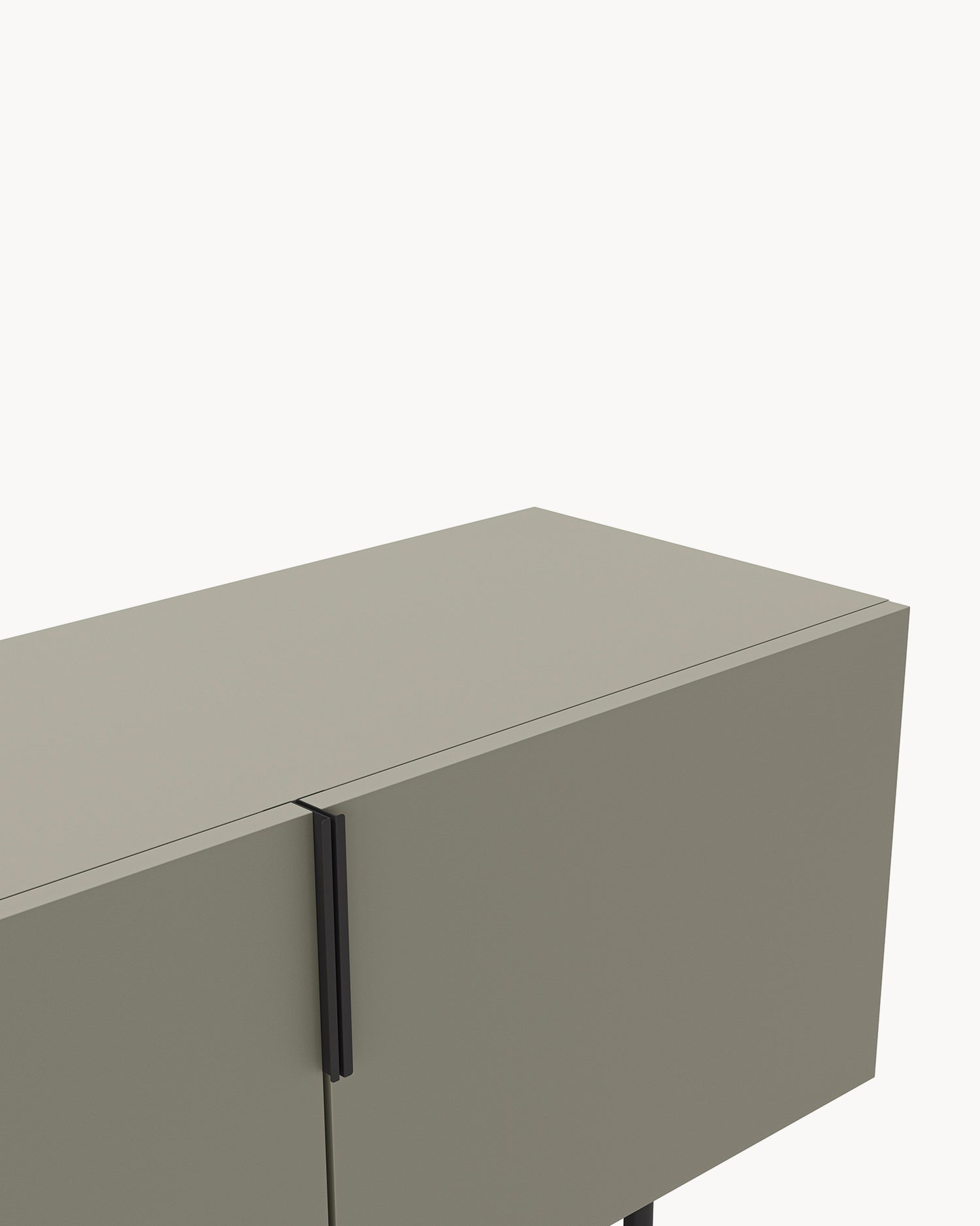 Mobile tv con gambe in metallo Eldia - Mdf/Metallo