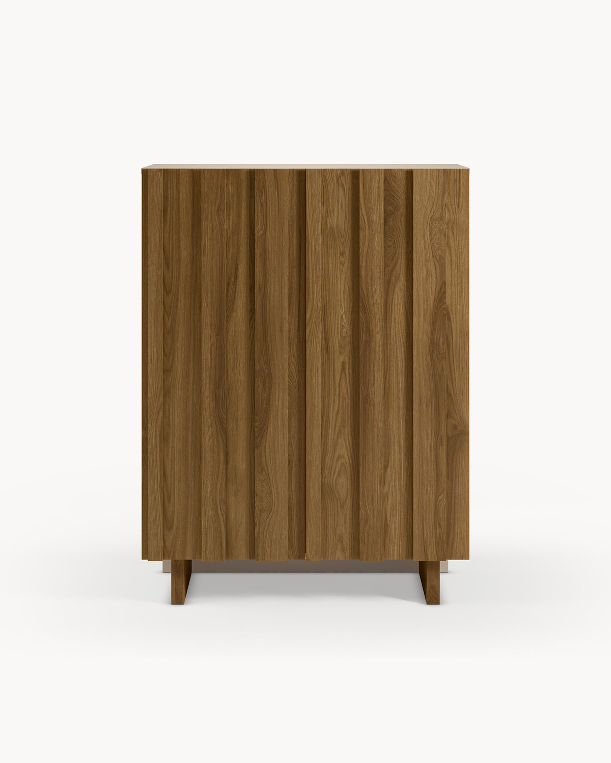 Credenza alta in legno di pino Marlo - Legno