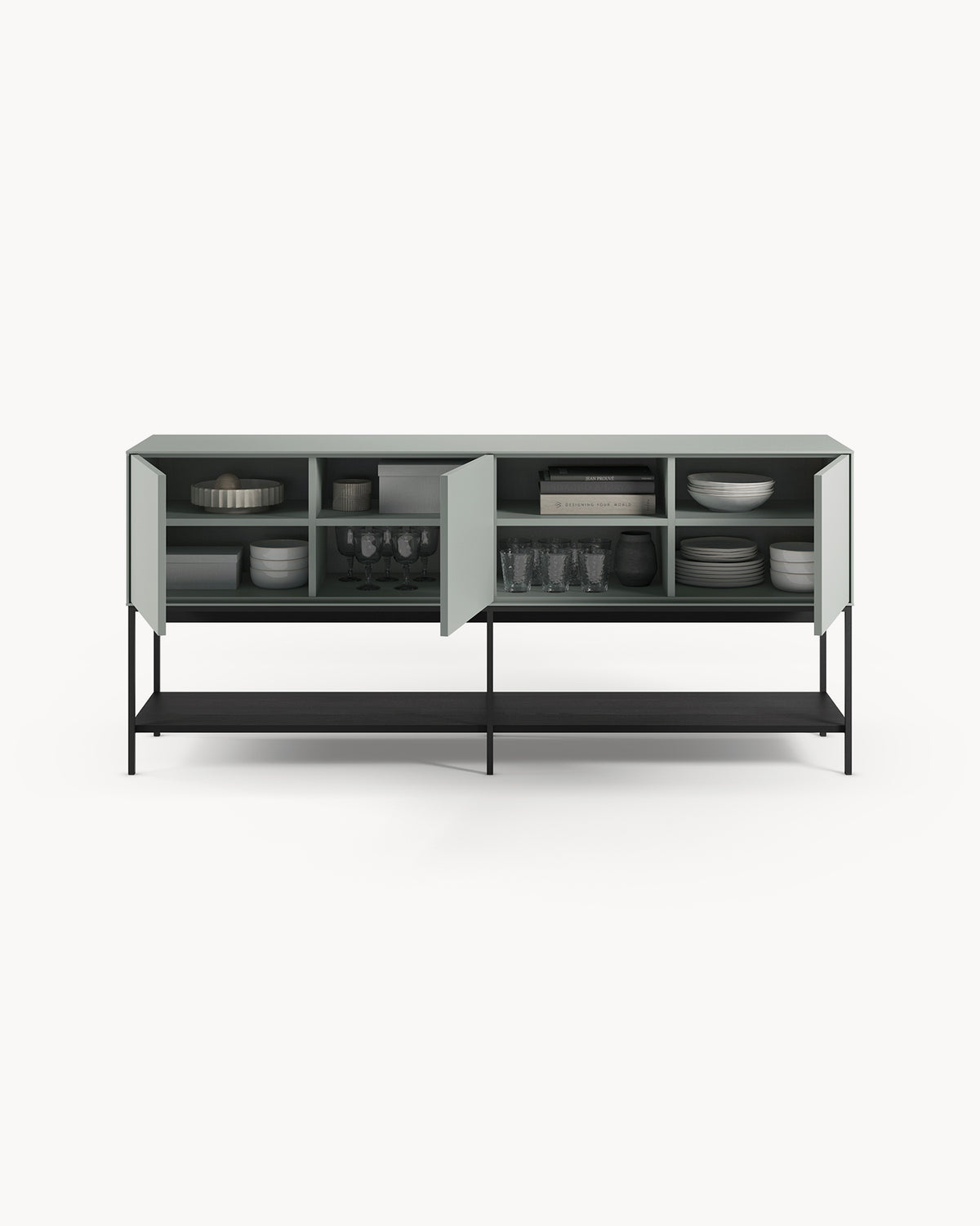 Credenza Amira - Legno/Metallo