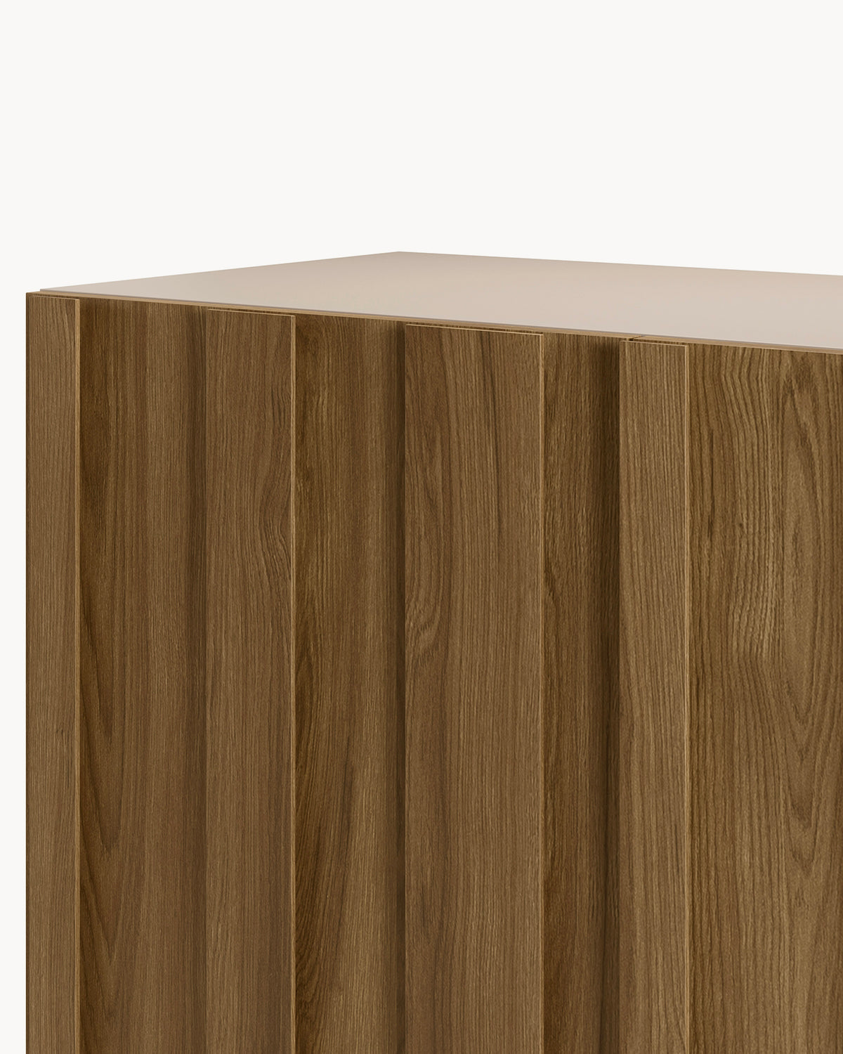 Credenza alta in legno di pino Marlo - Legno