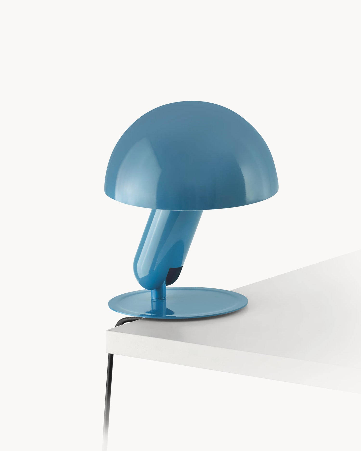 Lampada da tavolo Bela, azzurra