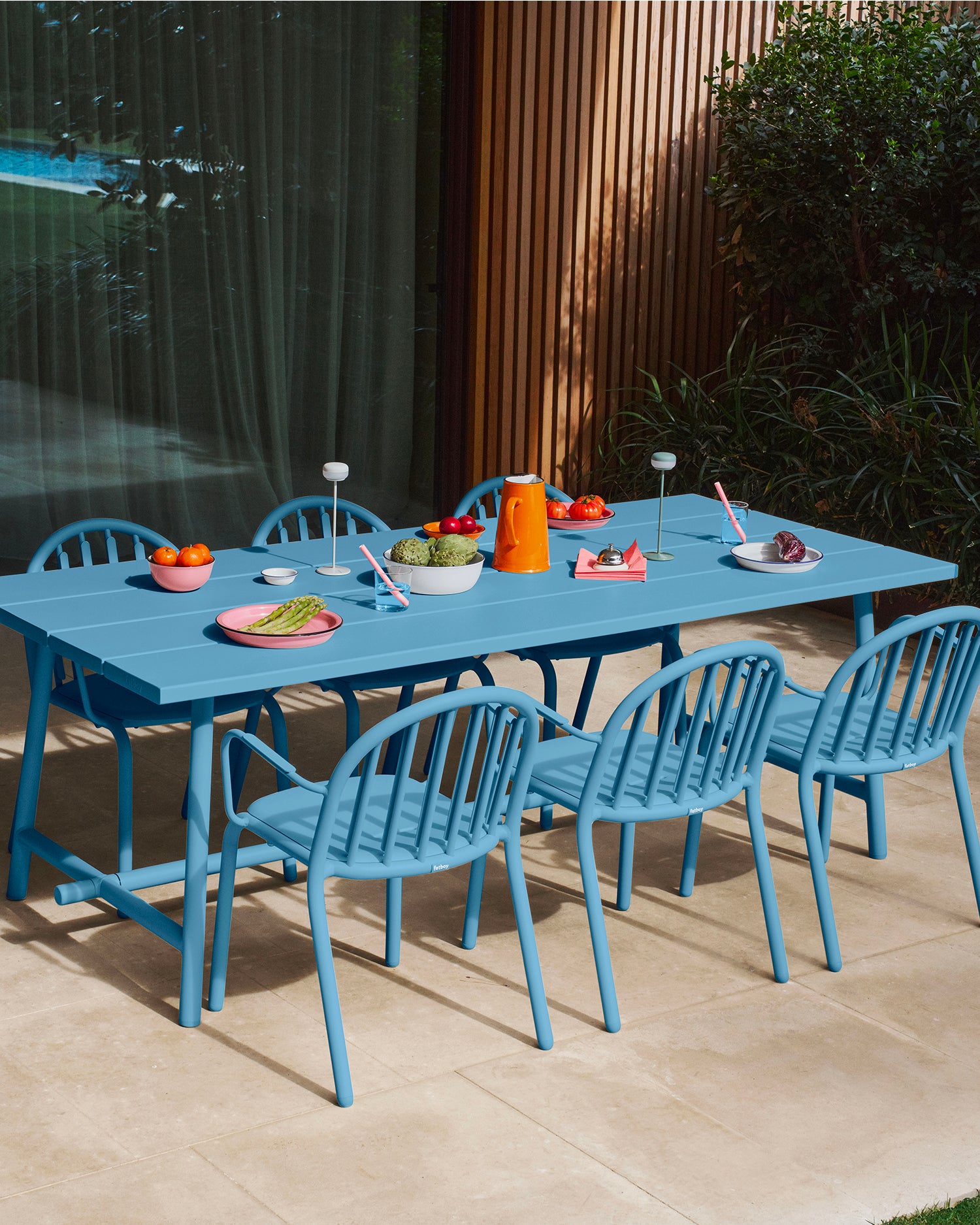 Tavolo rettangolare in alluminio da esterno Fred's