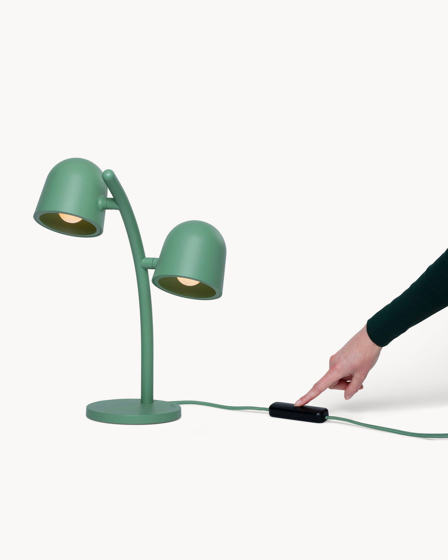 Lampada da tavolo in alluminio Little Lebow