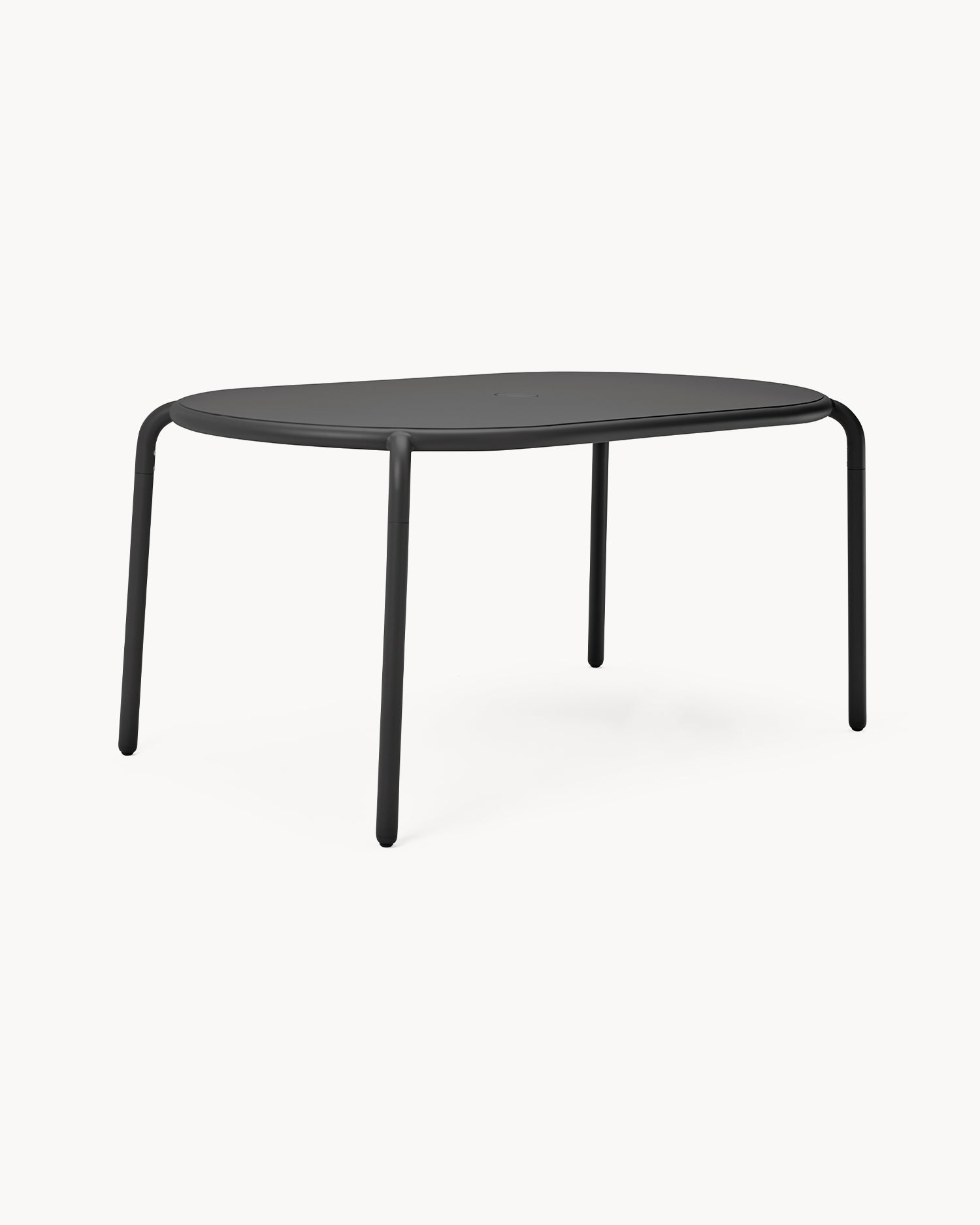 Tavolo ovale in alluminio da esterno Toní