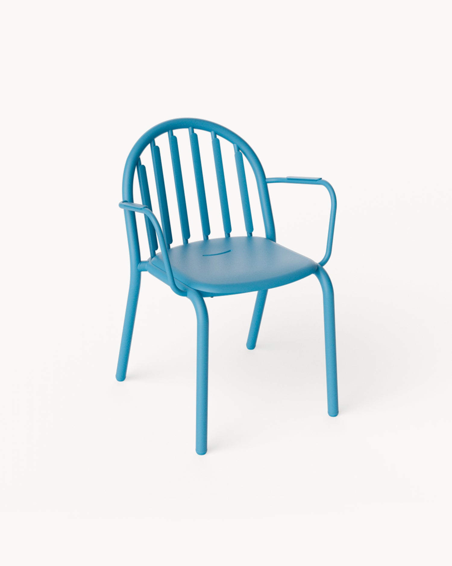 Set 2 sedie con braccioli in alluminio da esterno Fred's